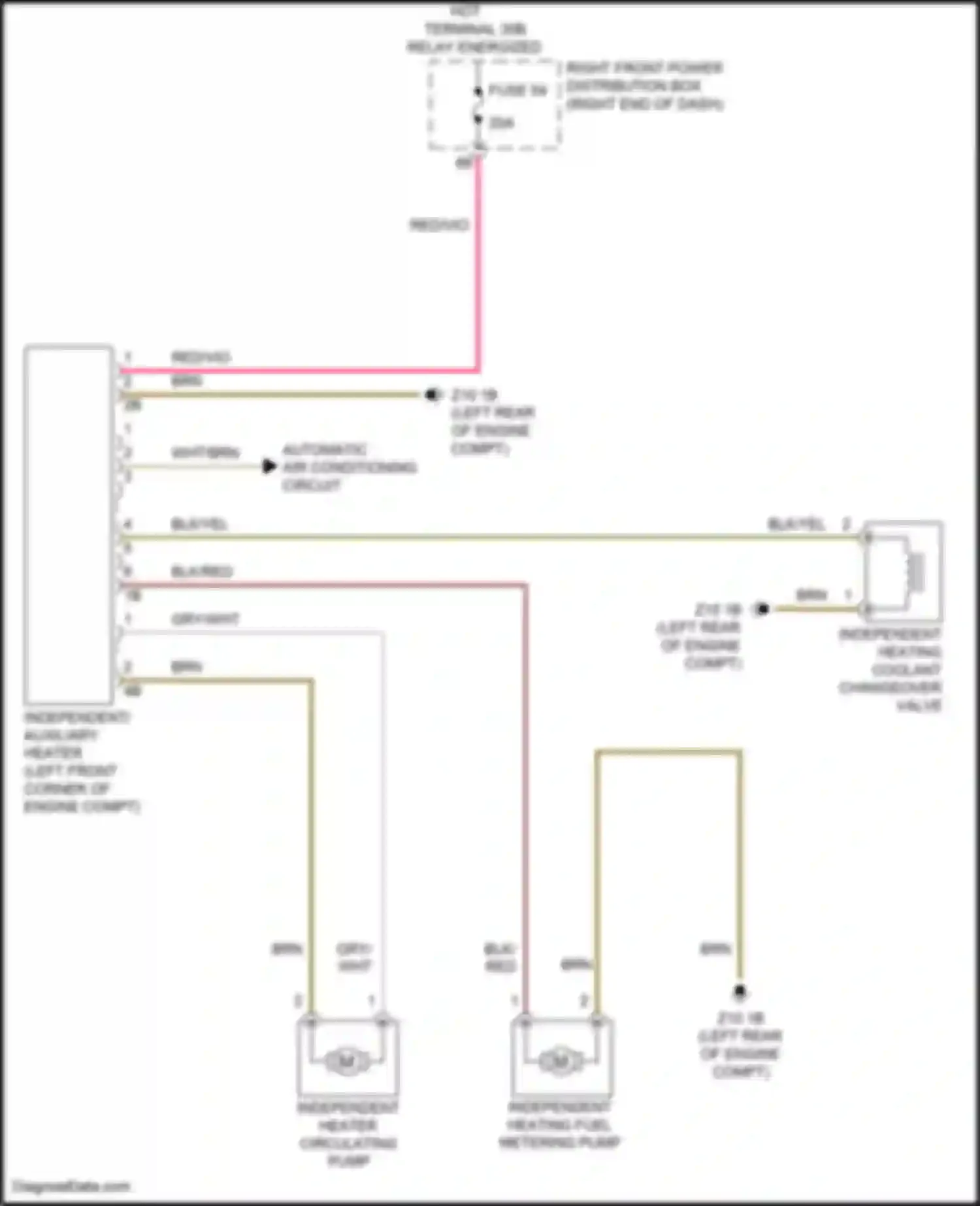 Wiring diagram brn for BMW 7 series G11/G12 facelift (2019-2023) (39 of 180)