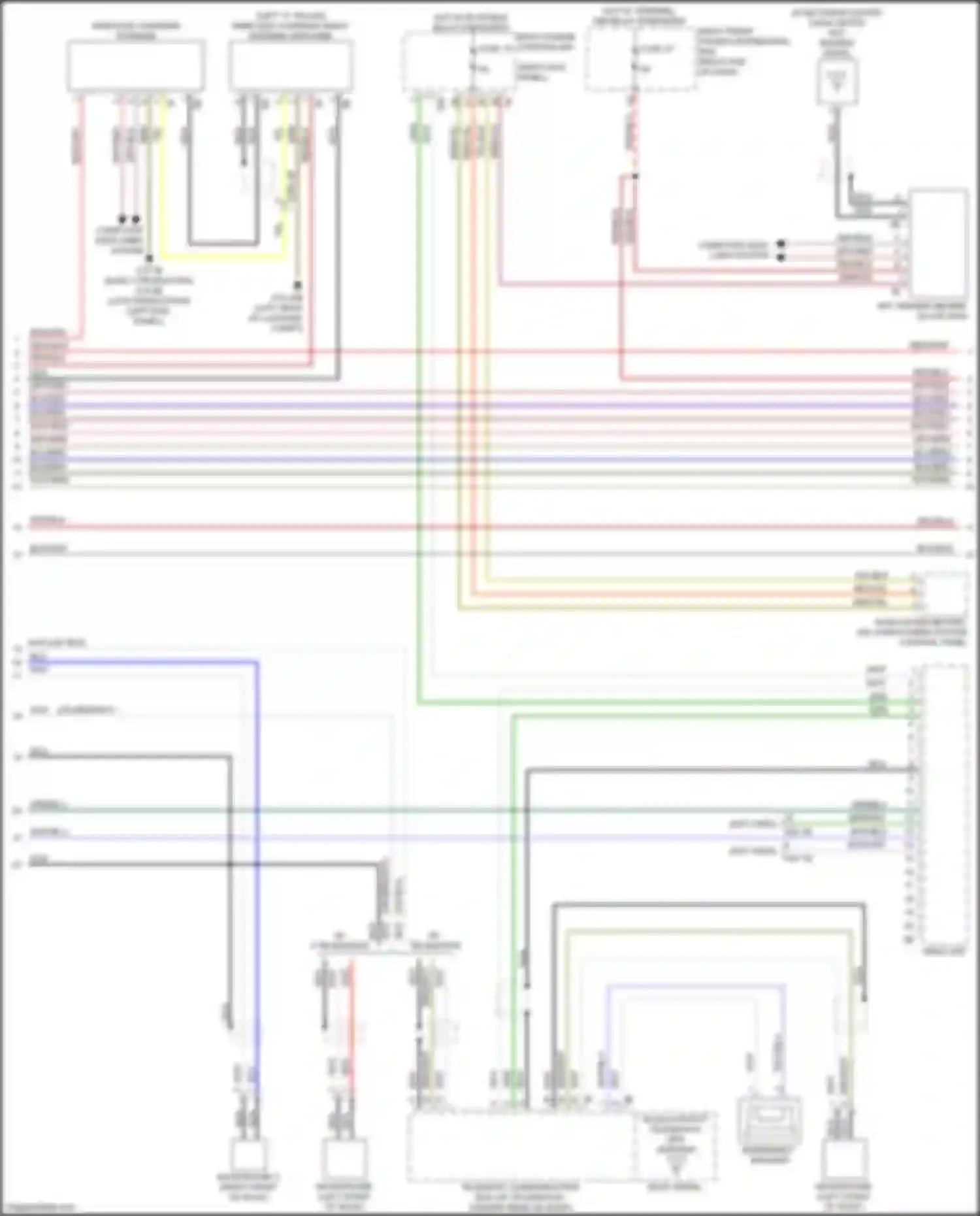 Wiring diagram computer data lines system for BMW 7 series G11/G12 facelift (2019-2023) (77 of 116)