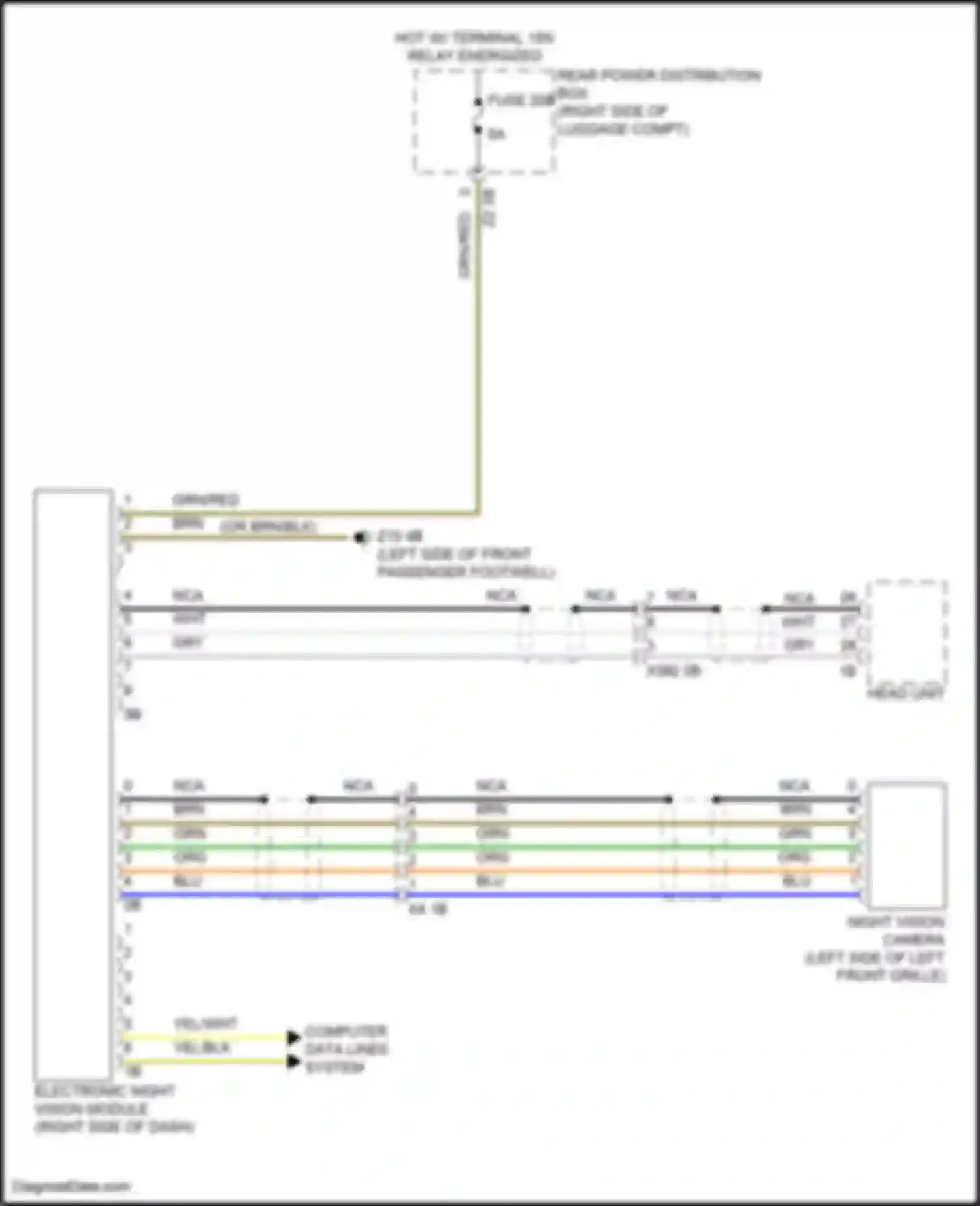 Wiring diagram computer data lines system for BMW 7 series G11/G12 facelift (2019-2023) (92 of 116)