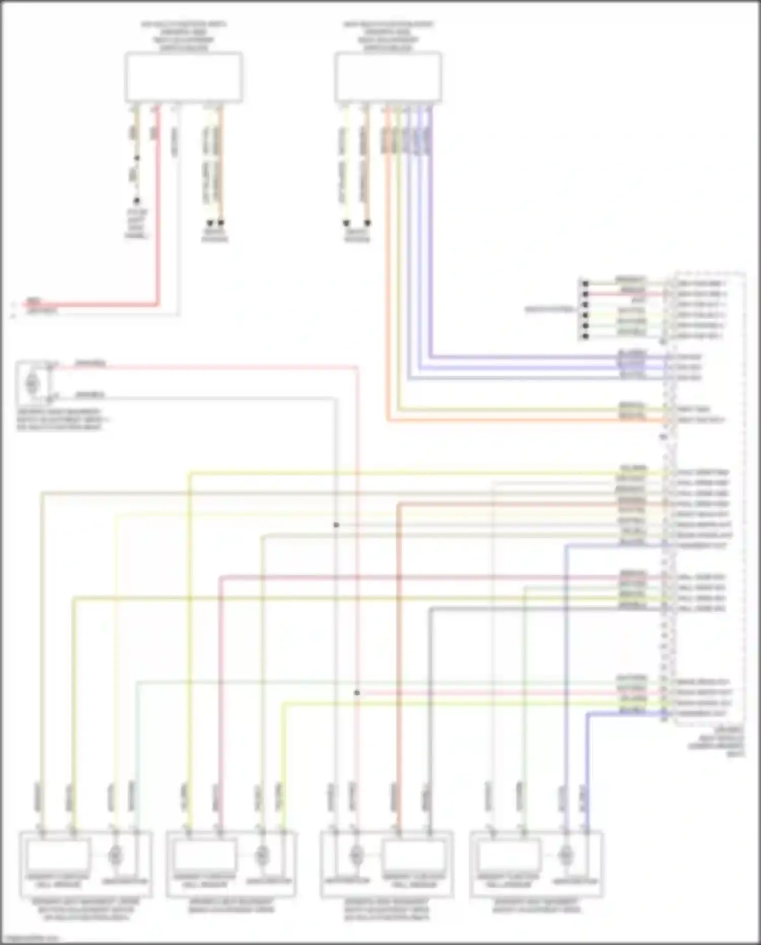 Wiring diagram drv fan act 1 for BMW 7 series G11/G12 facelift (2019-2023) (1 of 2)