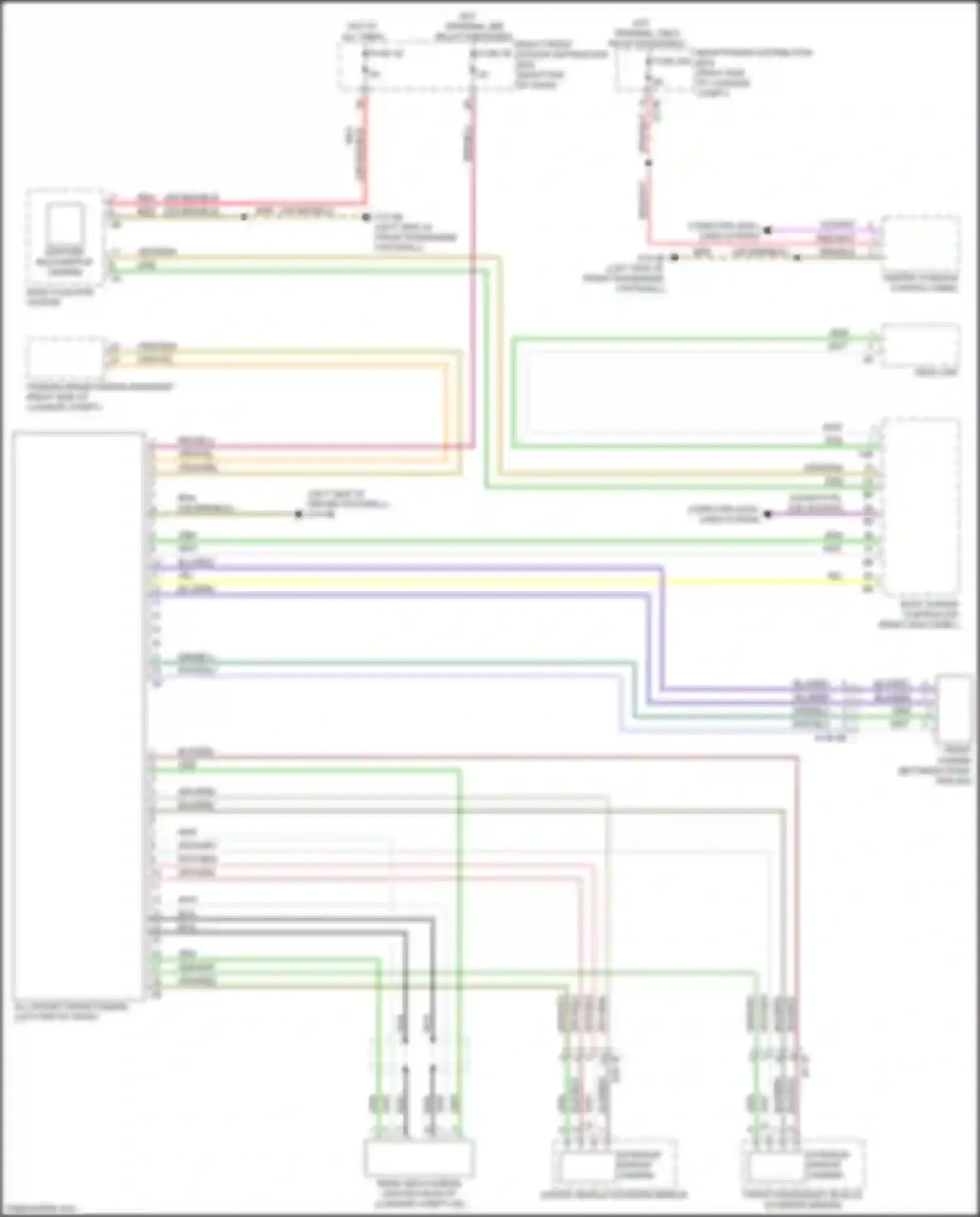 Wiring diagram exterior mirror camera for BMW 7 series G11/G12 facelift (2019-2023) (1 of 2)