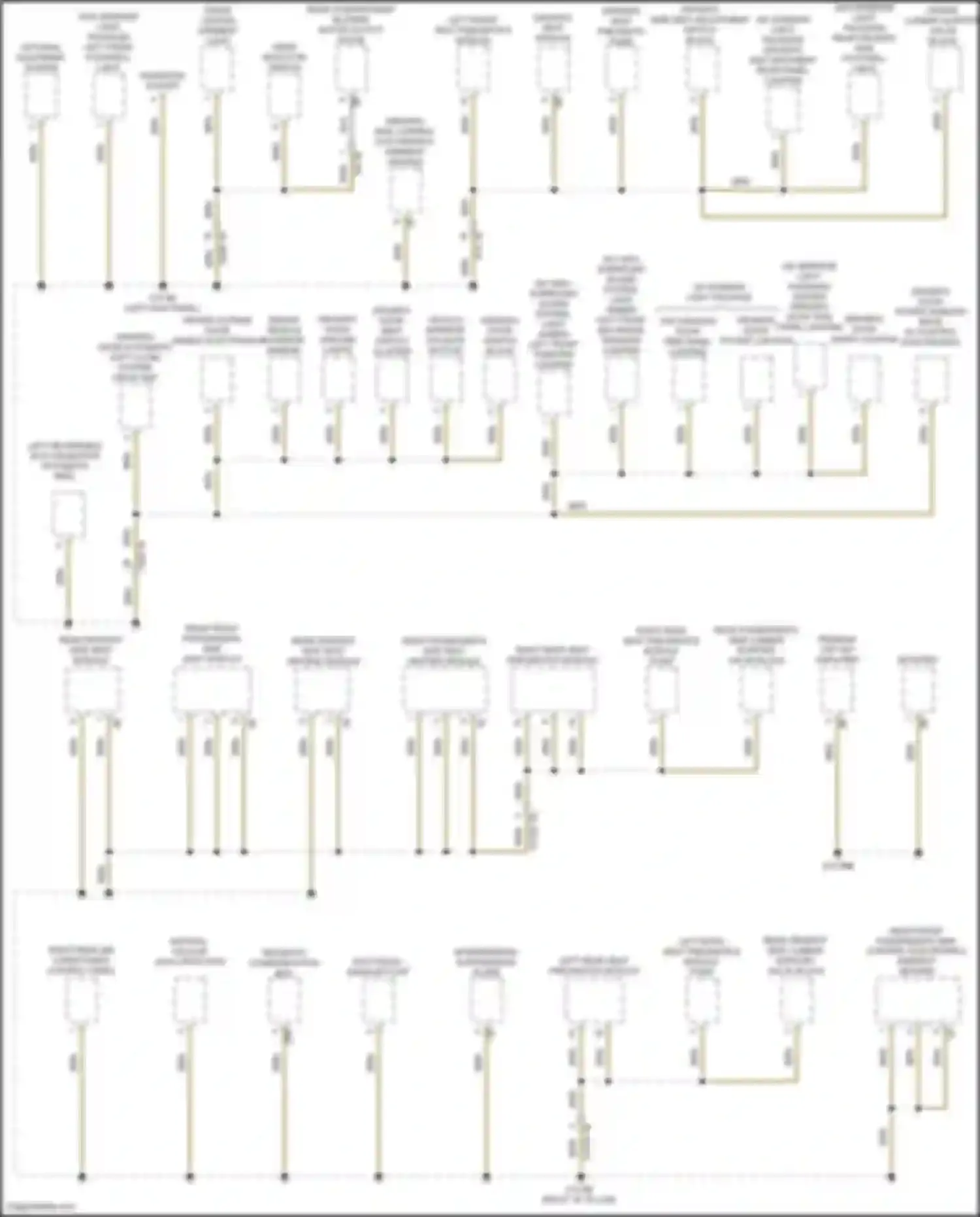 Wiring diagram front center armrest light for BMW 7 series G11/G12 facelift (2019-2023) (1 of 2)