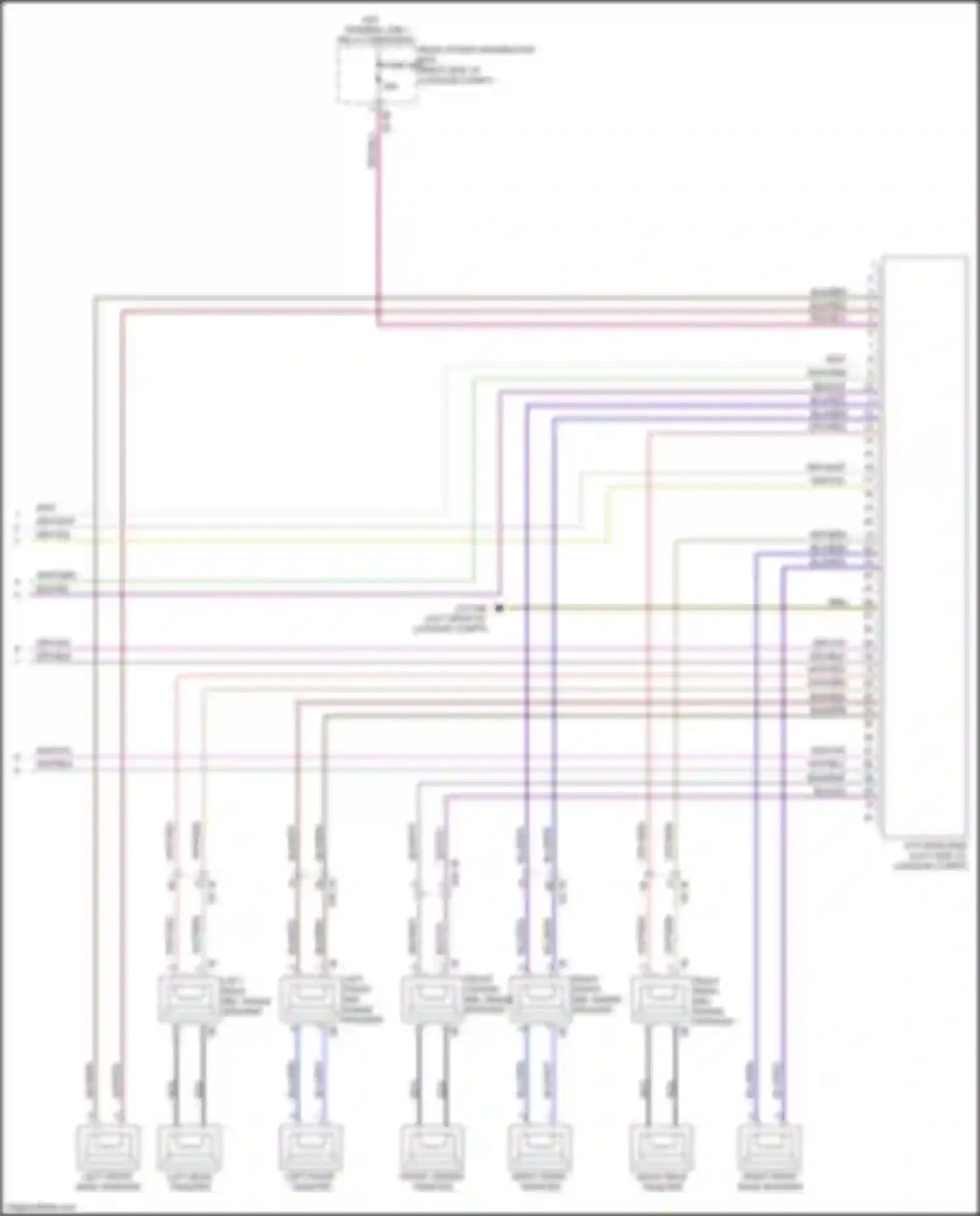 Wiring diagram front center mid-range speaker for BMW 7 series G11/G12 facelift (2019-2023) (1 of 12)