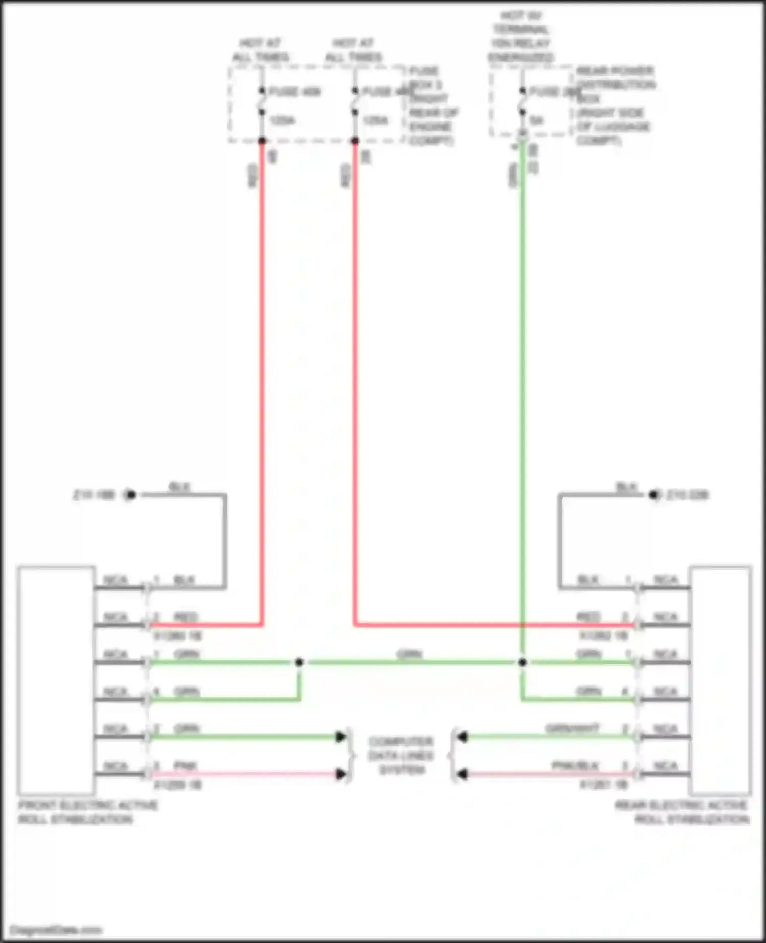 Wiring diagram hot at all times for BMW 7 series G11/G12 facelift (2019-2023) (46 of 54)