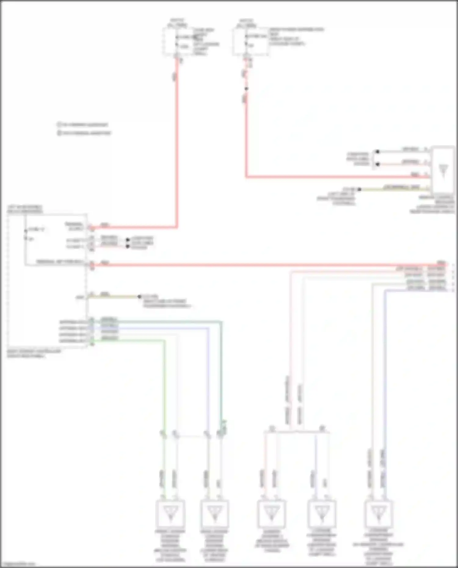 Wiring diagram hot w/ bi-stable relay energized for BMW 7 series G11/G12 facelift (2019-2023) (31 of 31)
