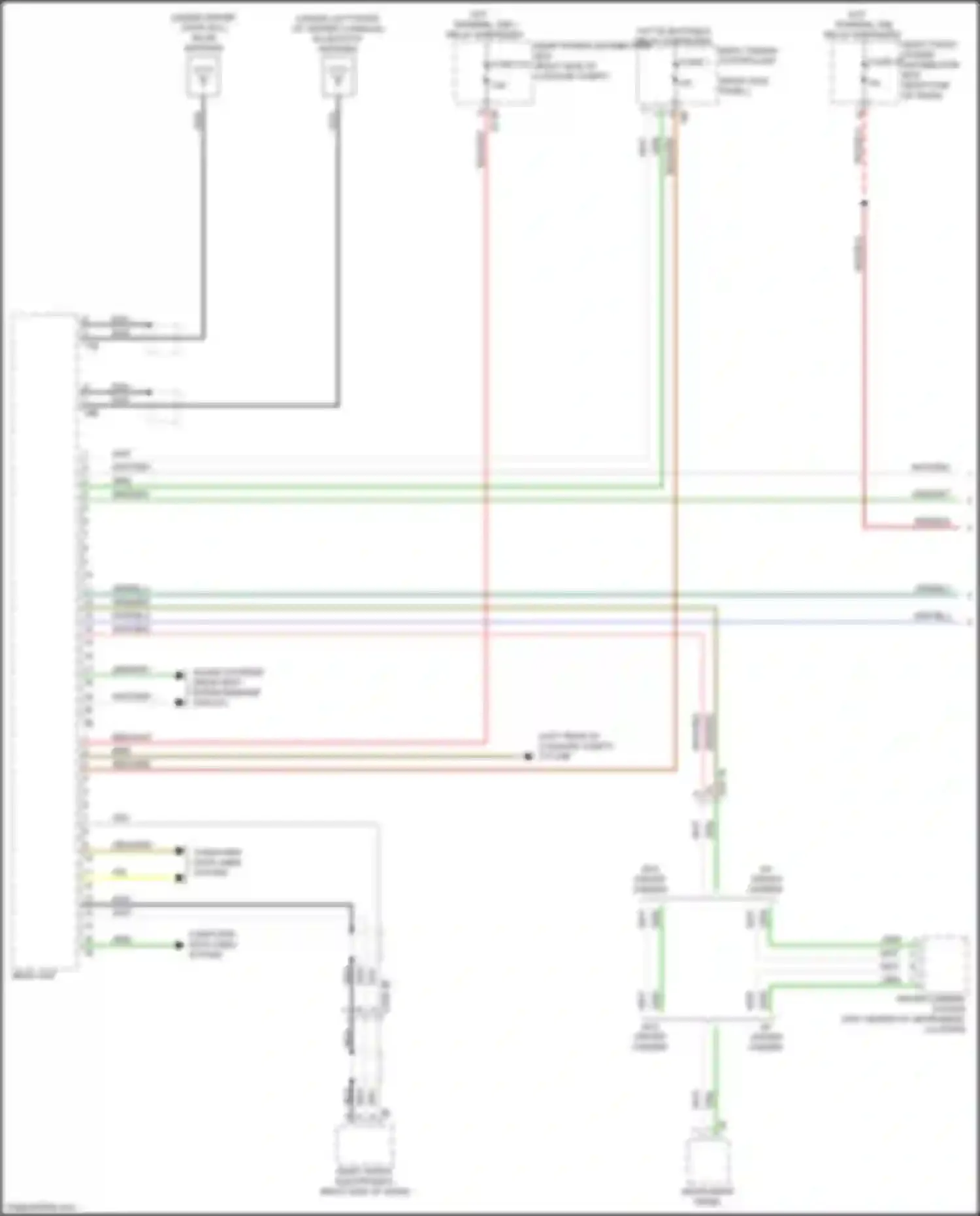 Wiring diagram hot w/ bi-stable relay energized for BMW 7 series G11/G12 facelift (2019-2023) (9 of 31)