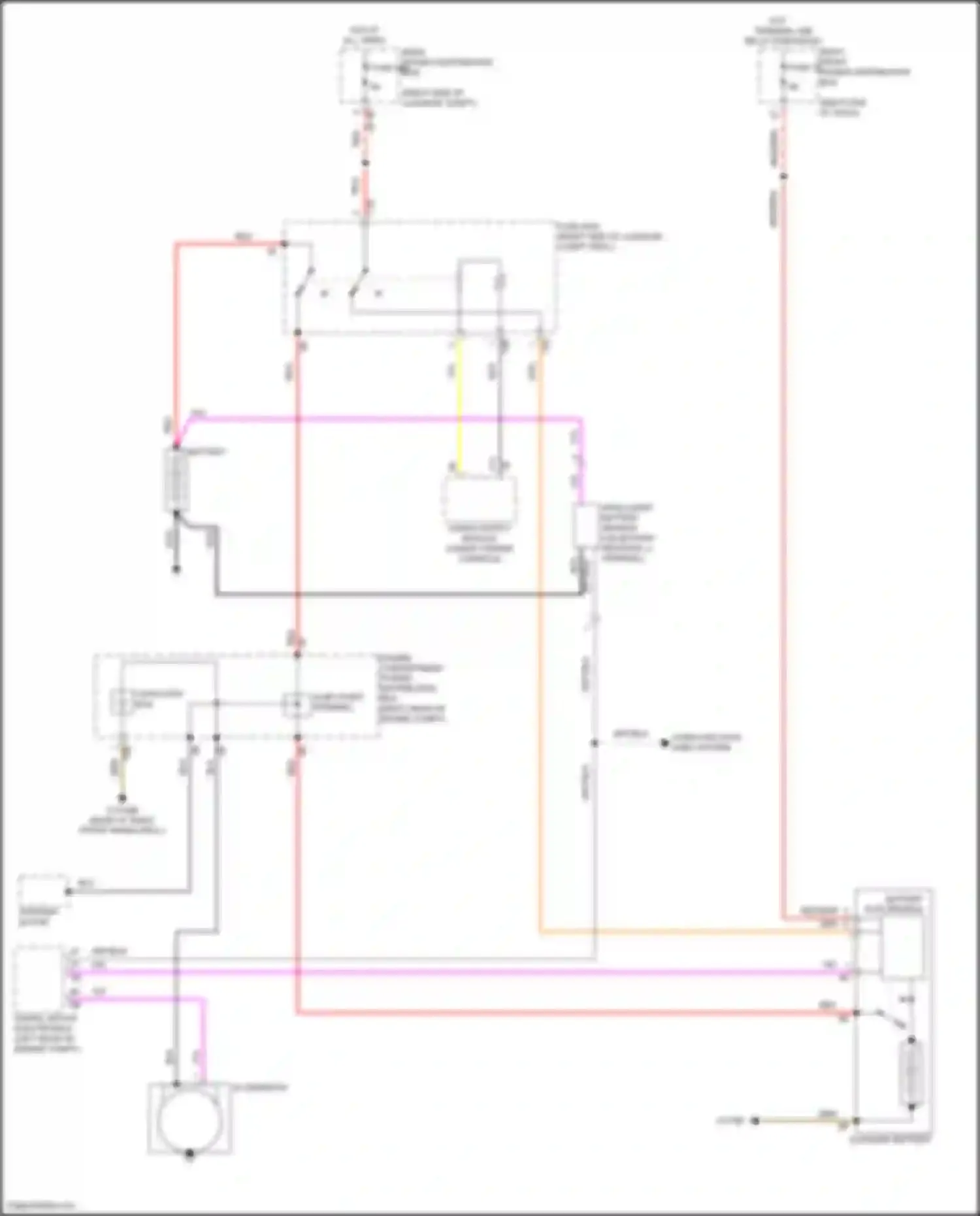 Wiring diagram jump start terminal for BMW 7 series G11/G12 facelift (2019-2023) (1 of 3)