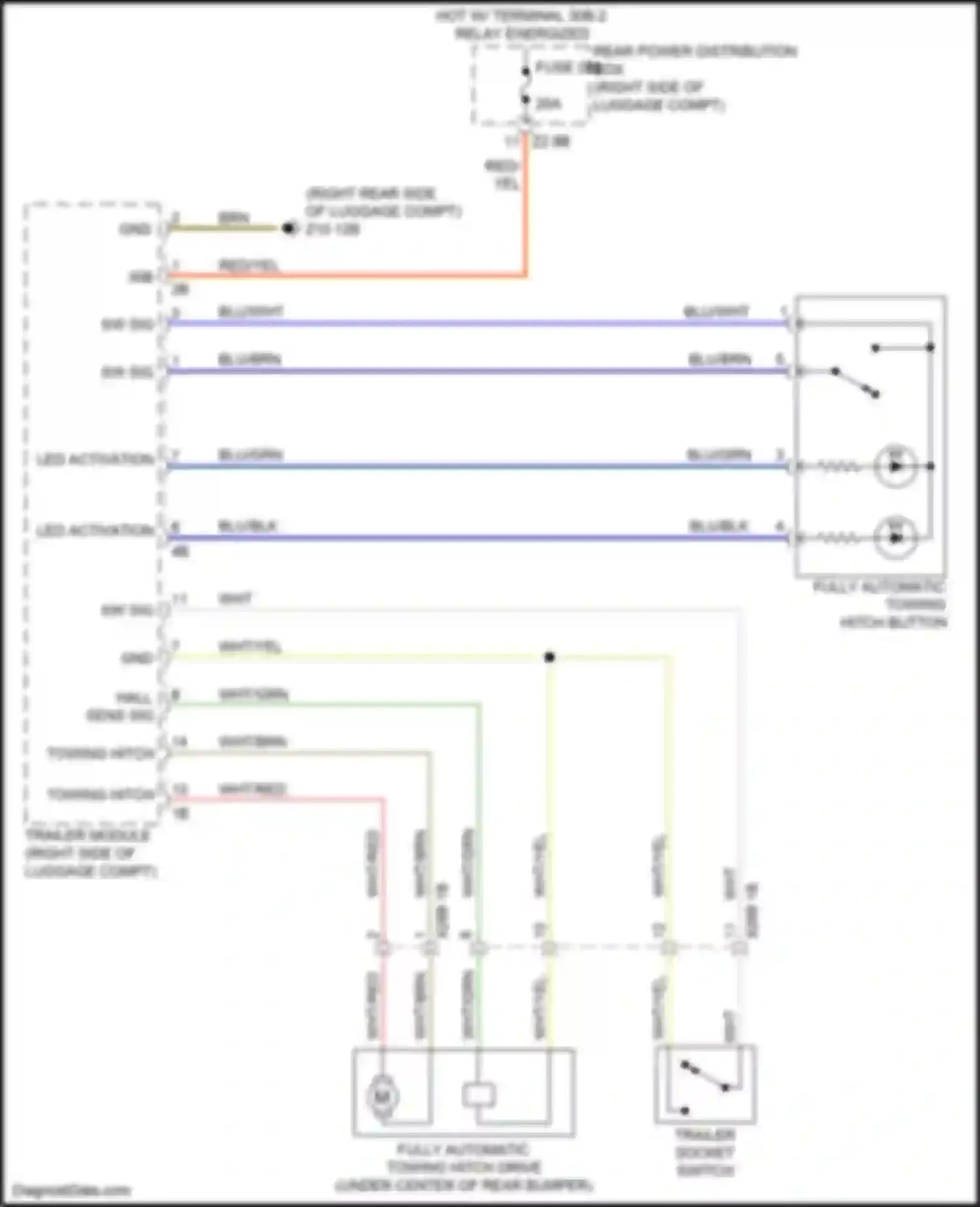 Wiring diagram led activation for BMW 7 series G11/G12 facelift (2019-2023) (5 of 5)