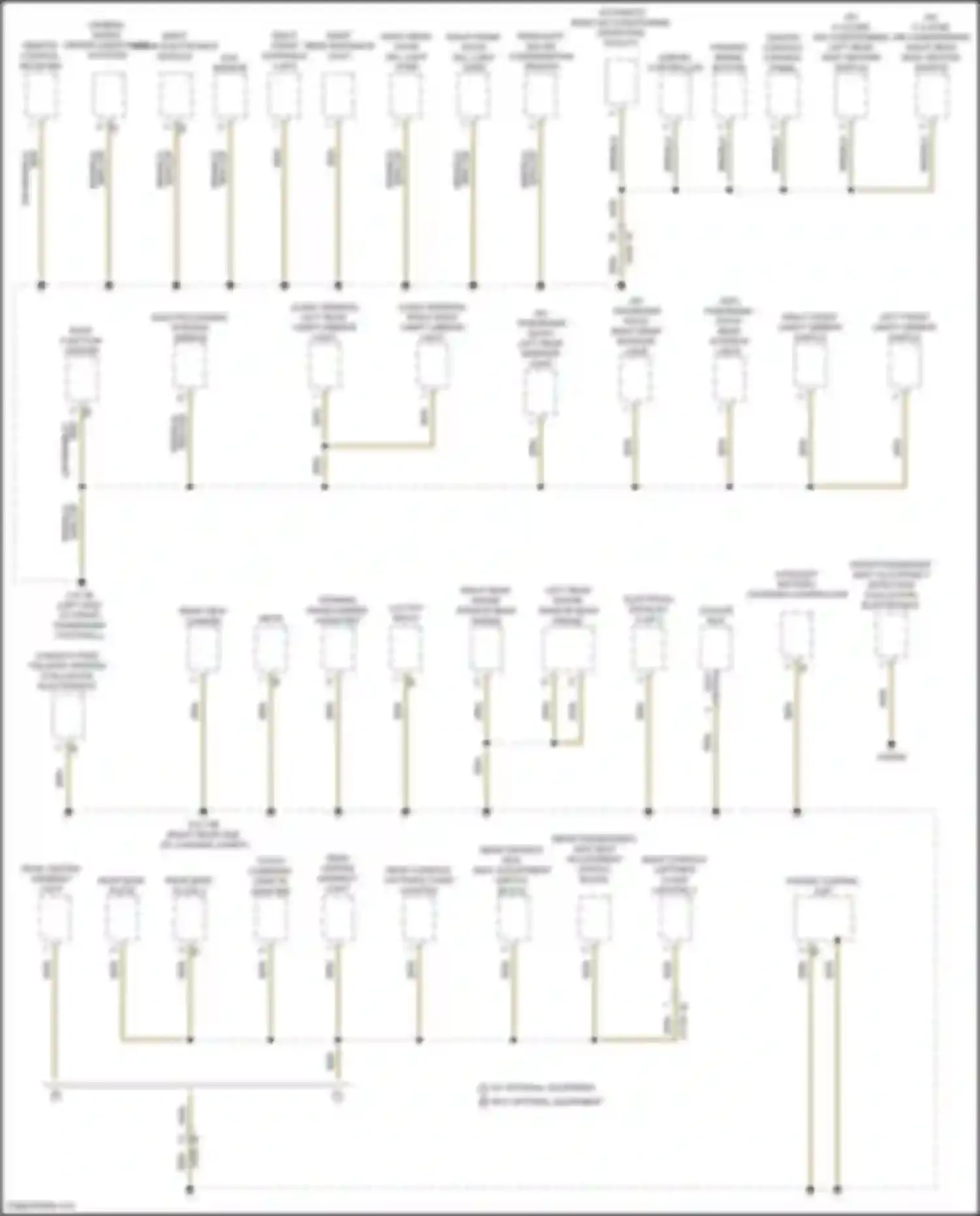 Wiring diagram left front vanity mirror switch for BMW 7 series G11/G12 facelift (2019-2023) (2 of 2)