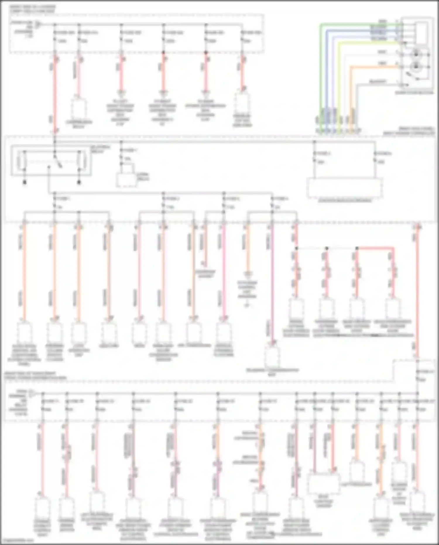 Wiring diagram left headlight for BMW 7 series G11/G12 facelift (2019-2023) (5 of 5)