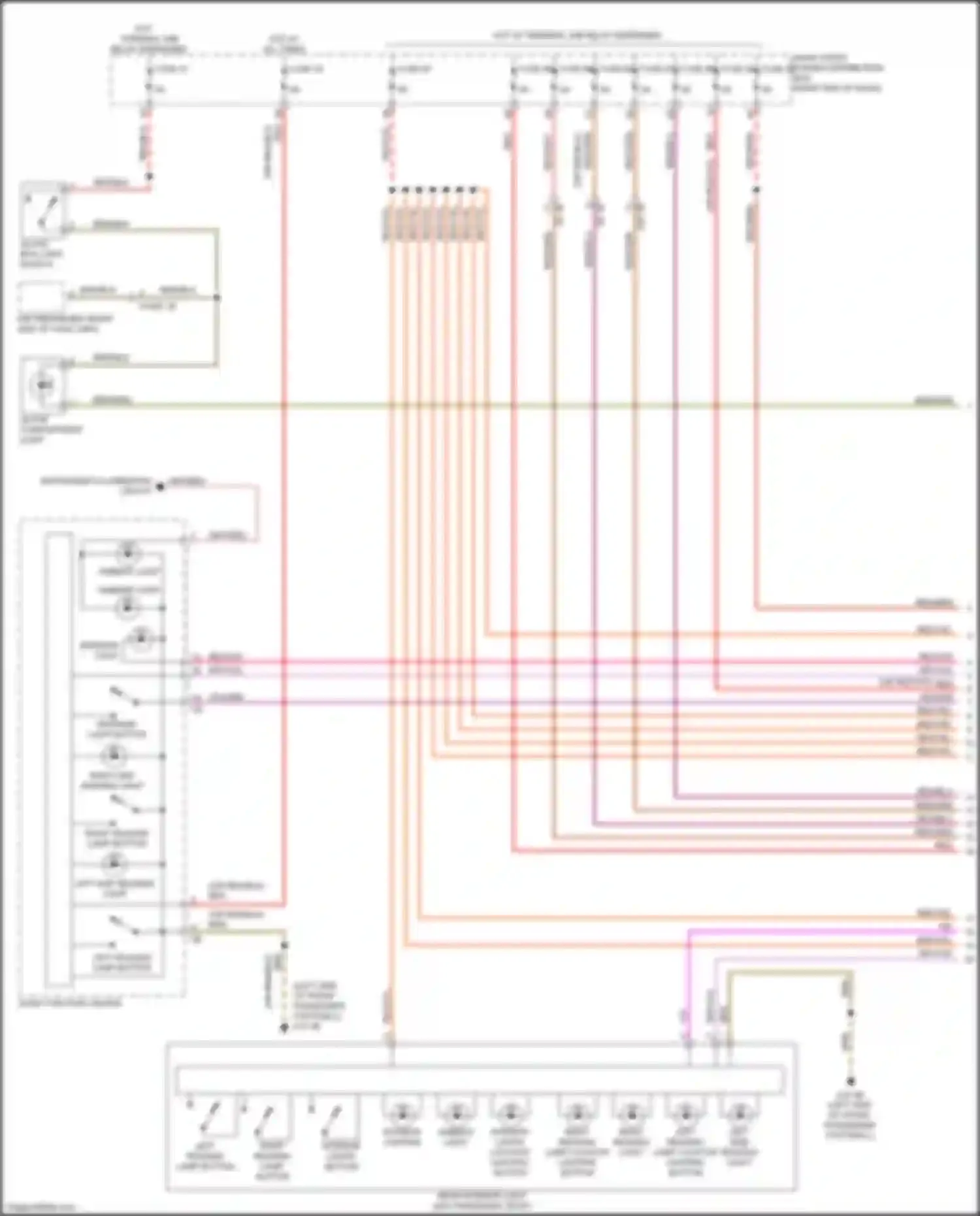 Wiring diagram left side reading light for BMW 7 series G11/G12 facelift (2019-2023) (1 of 1)
