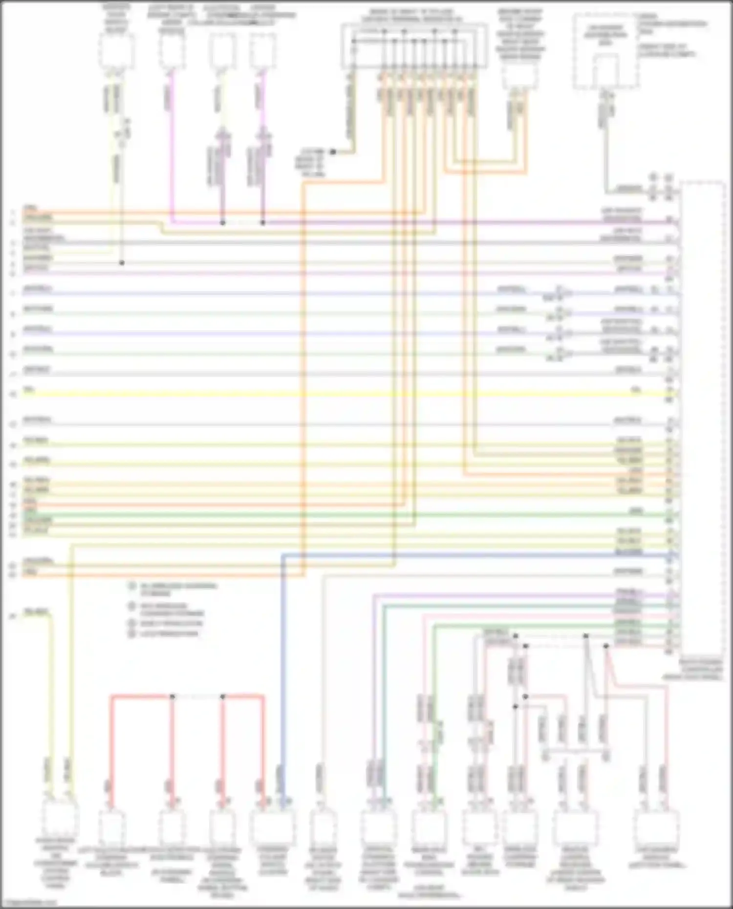 Wiring diagram lin power distribution box for BMW 7 series G11/G12 facelift (2019-2023) (5 of 9)