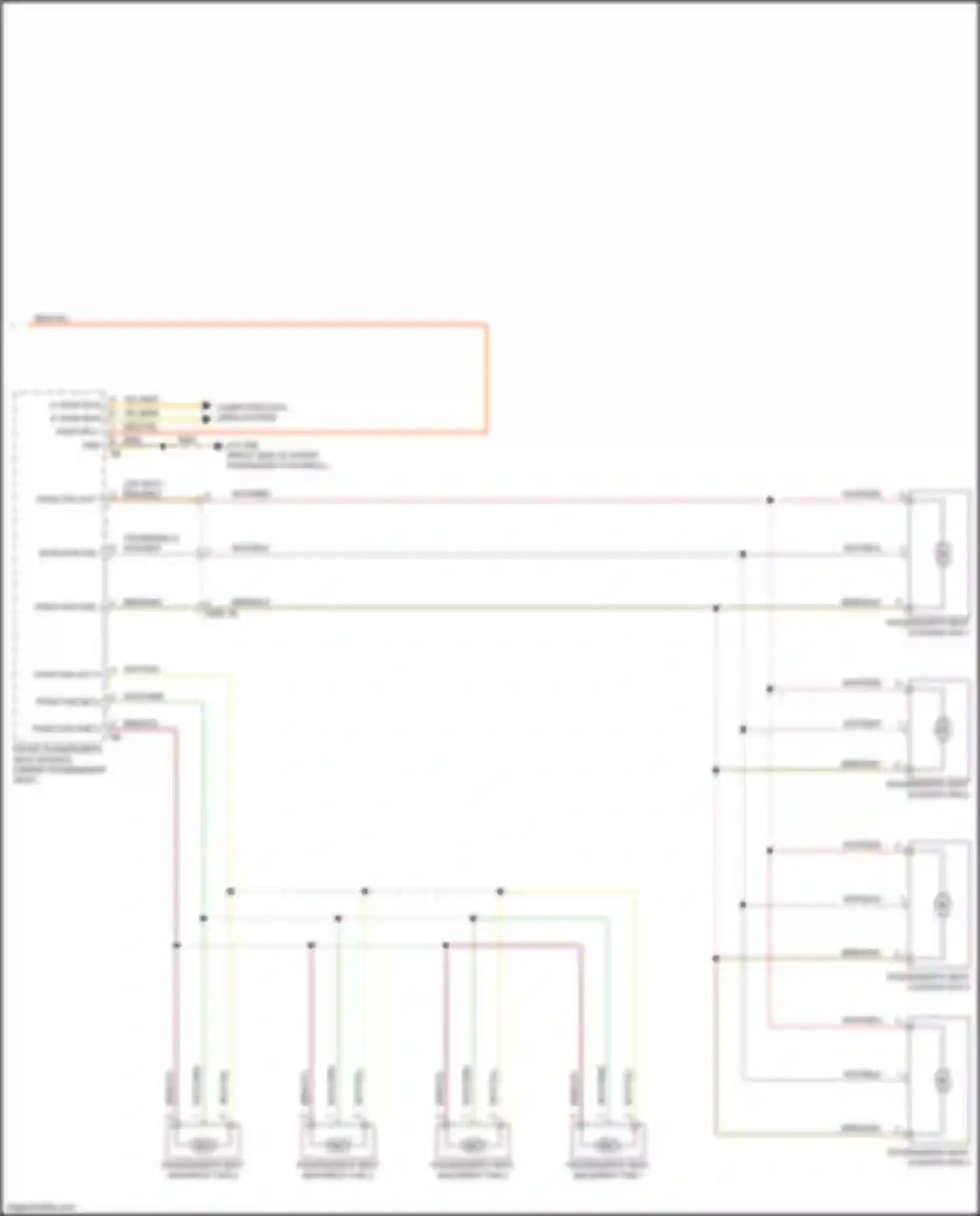 Wiring diagram pass fan act 4 for BMW 7 series G11/G12 facelift (2019-2023) (1 of 2)