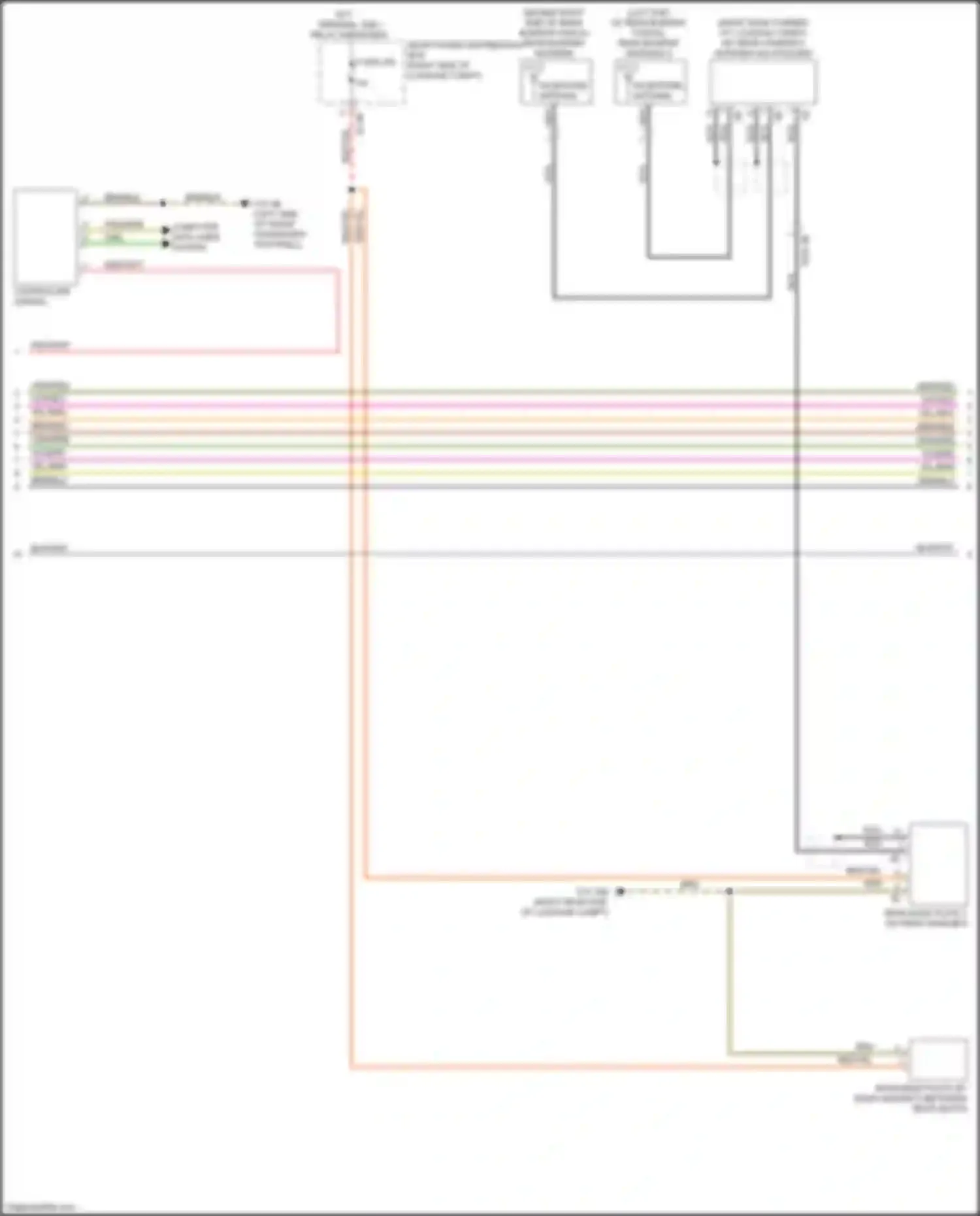 Wiring diagram rear power distribution box for BMW 7 series G11/G12 facelift (2019-2023) (49 of 90)