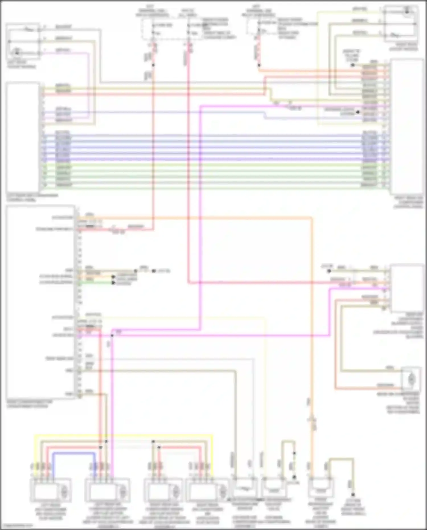 Wiring diagram rear power distribution box for BMW 7 series G11/G12 facelift (2019-2023) (8 of 90)