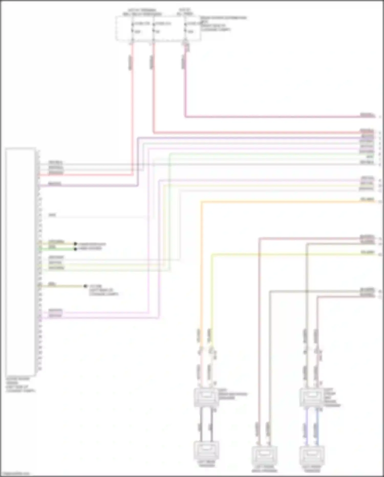 Wiring diagram rear power distribution box for BMW 7 series G11/G12 facelift (2019-2023) (19 of 90)