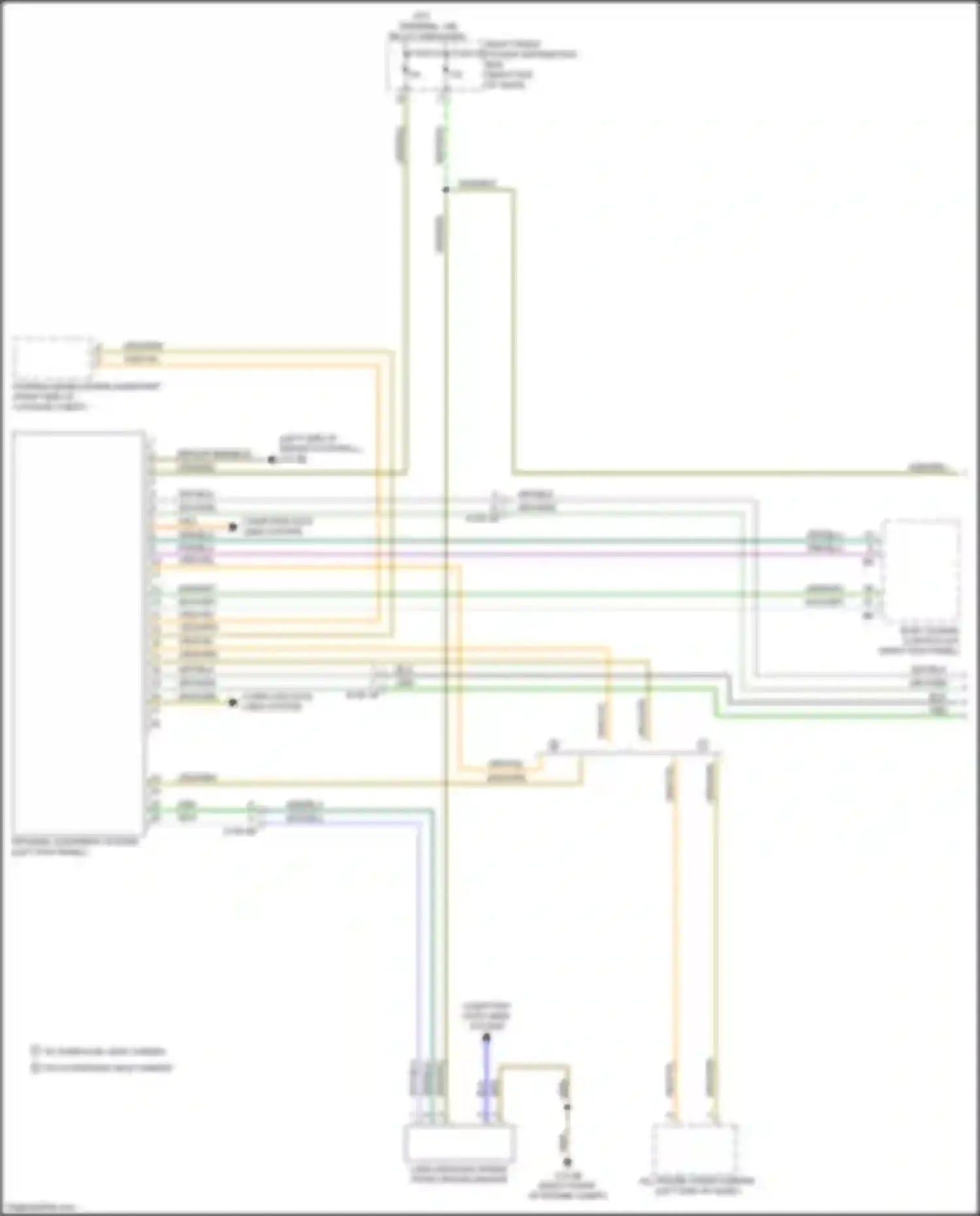 Wiring diagram right end of dash) for BMW 7 series G11/G12 facelift (2019-2023) (32 of 60)