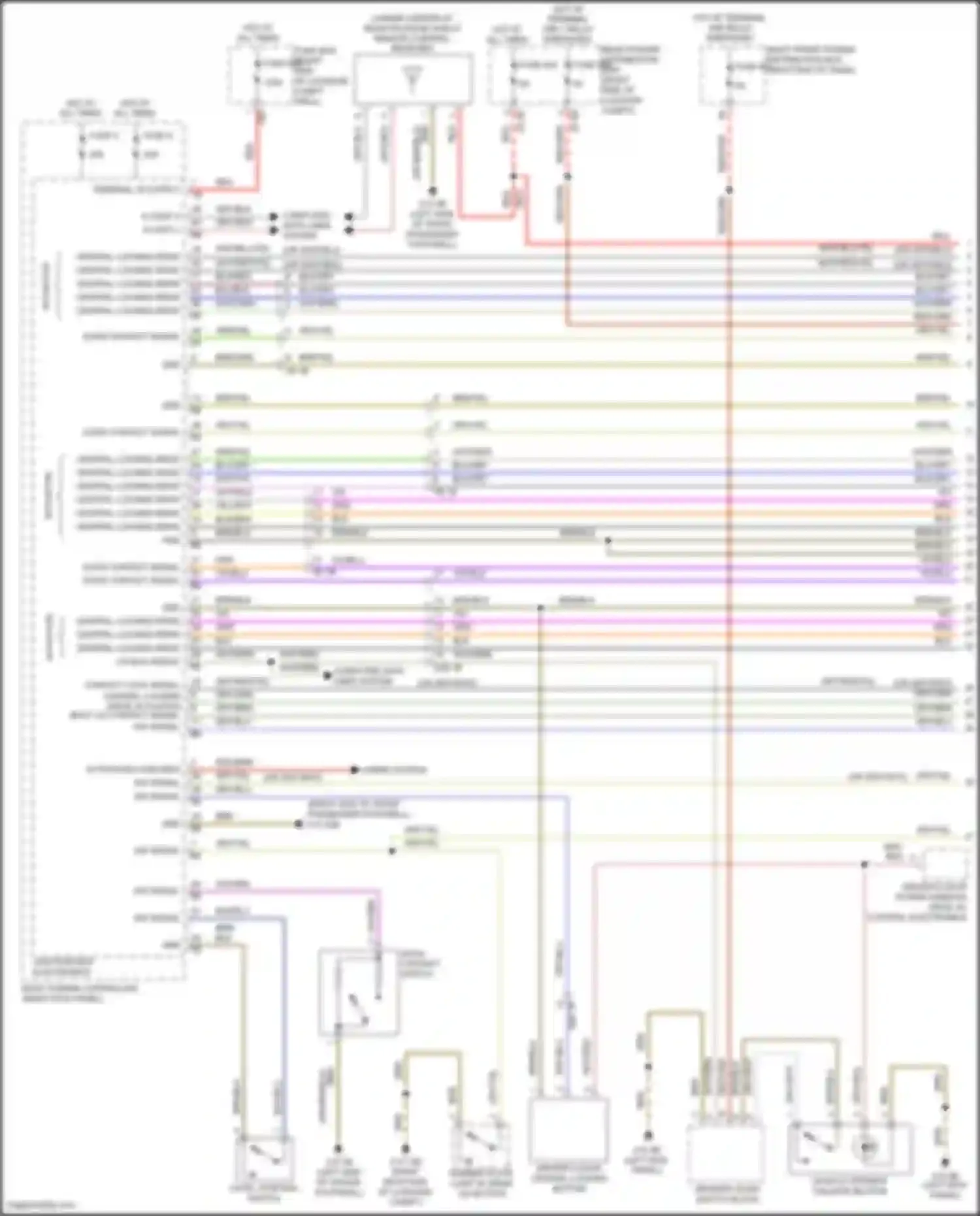 Wiring diagram right end of dash) for BMW 7 series G11/G12 facelift (2019-2023) (49 of 60)