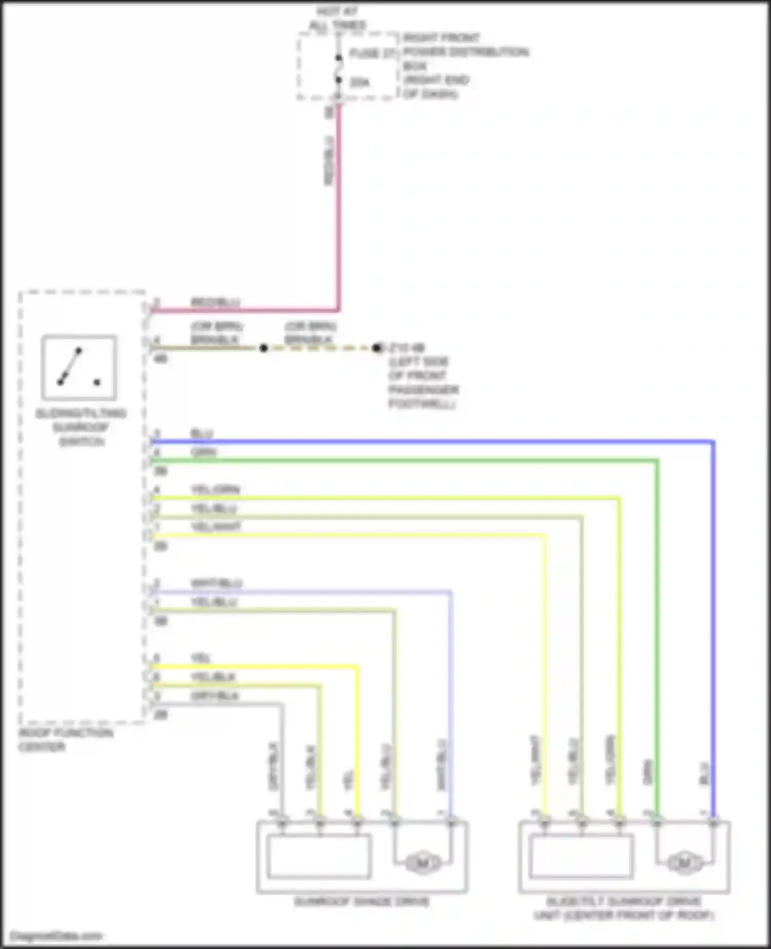 Wiring diagram wht/blu for BMW 7 series G11/G12 facelift (2019-2023) (60 of 66)