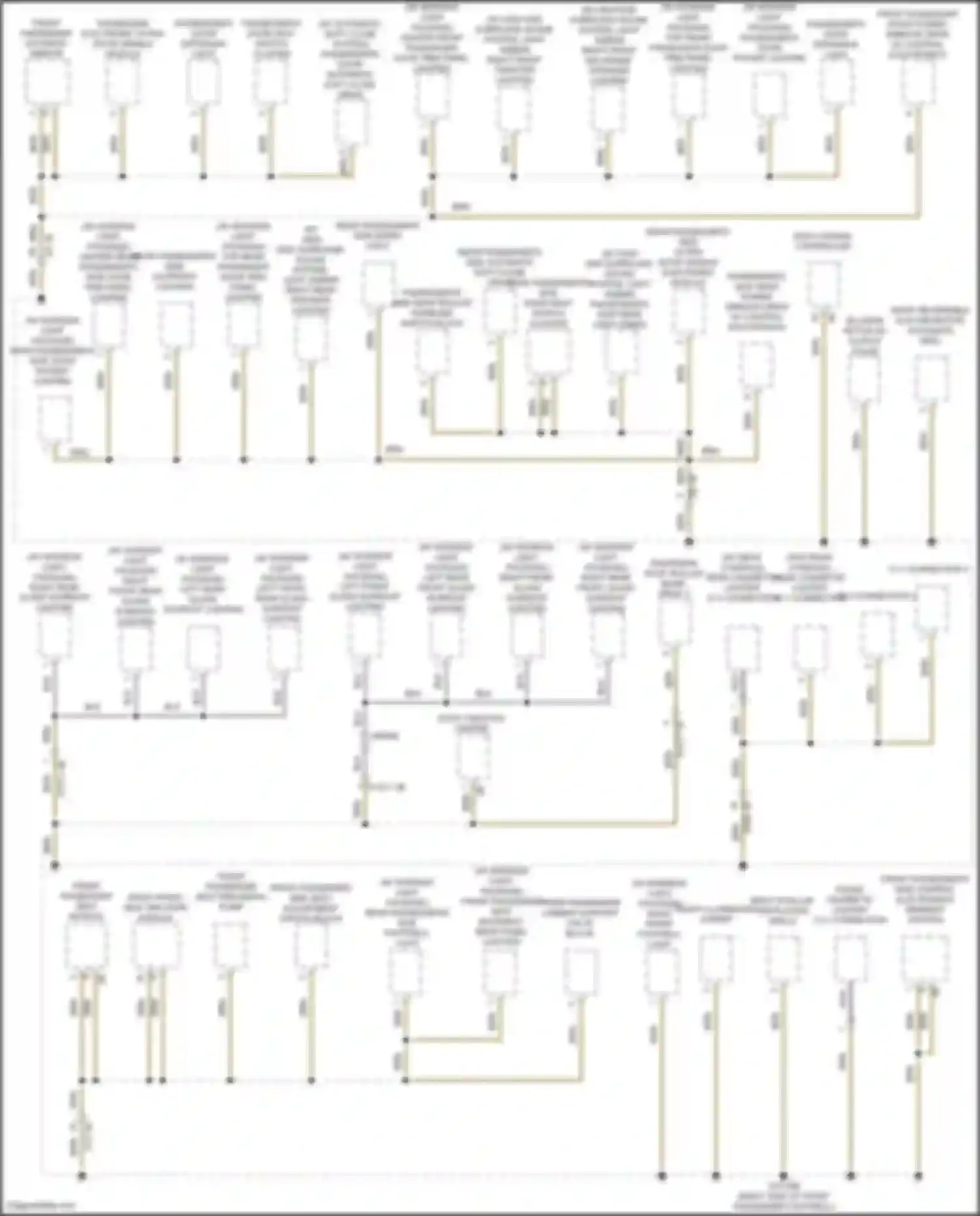 7 series BMW G11/G12 (2015-2019): Ground distribution circuit (1 of 6)