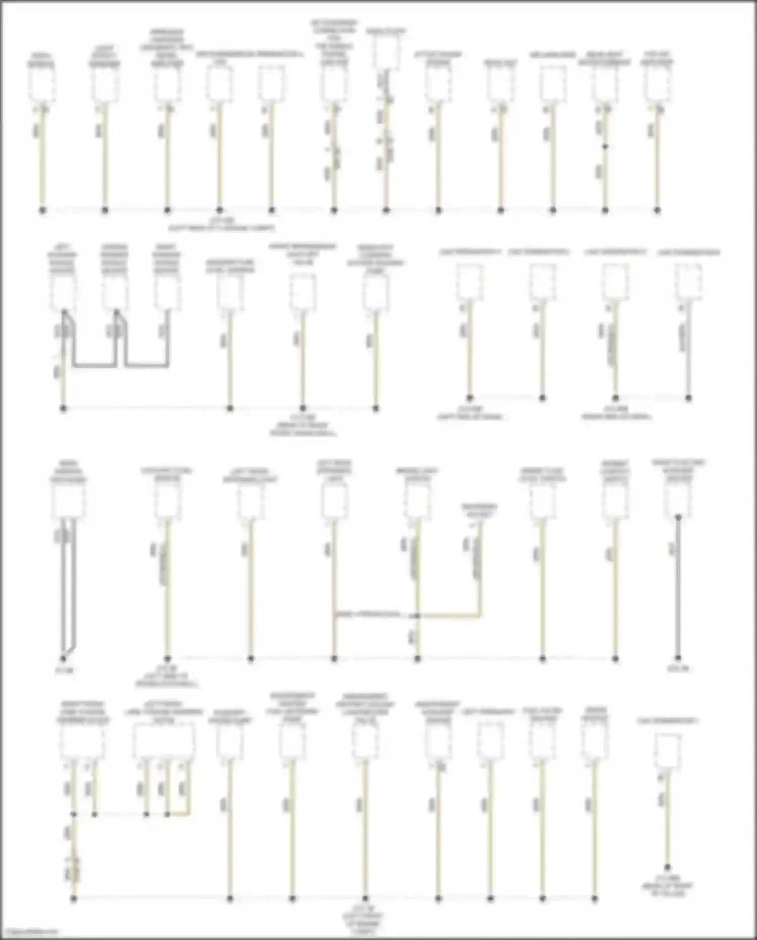 7 series BMW G11/G12 (2015-2019): Ground distribution circuit (2 of 6)