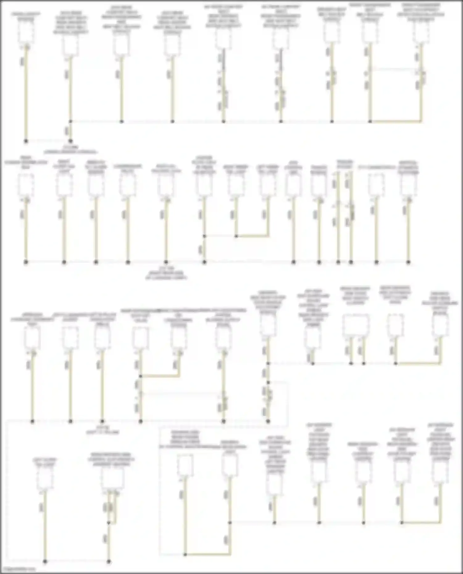7 series BMW G11/G12 (2015-2019): Ground distribution circuit (3 of 6)