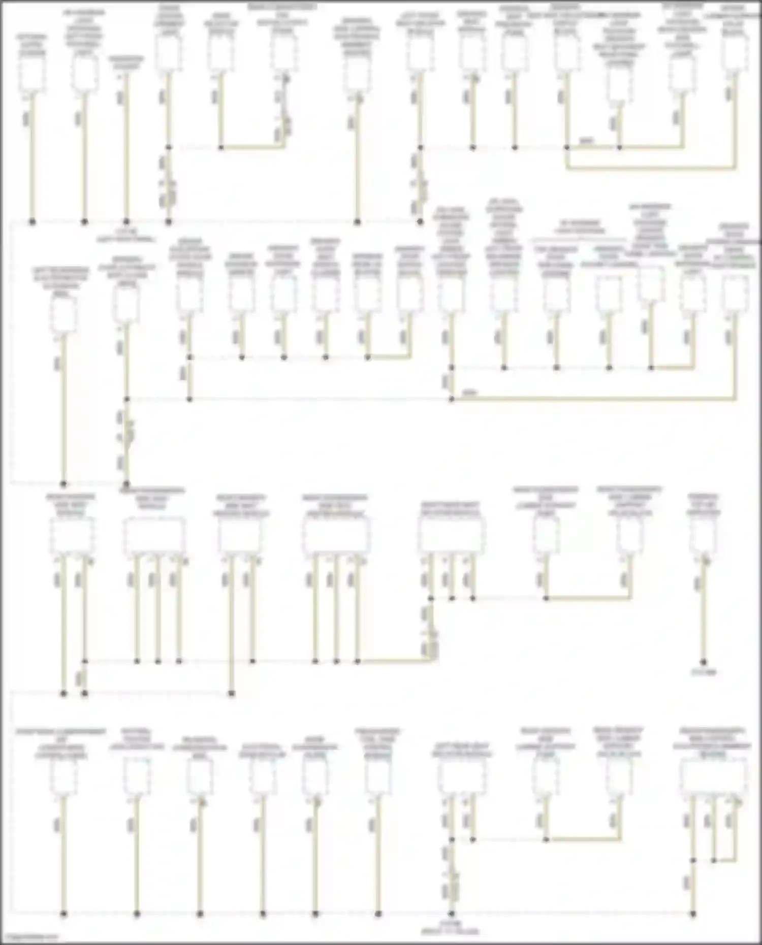 7 series BMW G11/G12 (2015-2019): Ground distribution circuit (4 of 6)