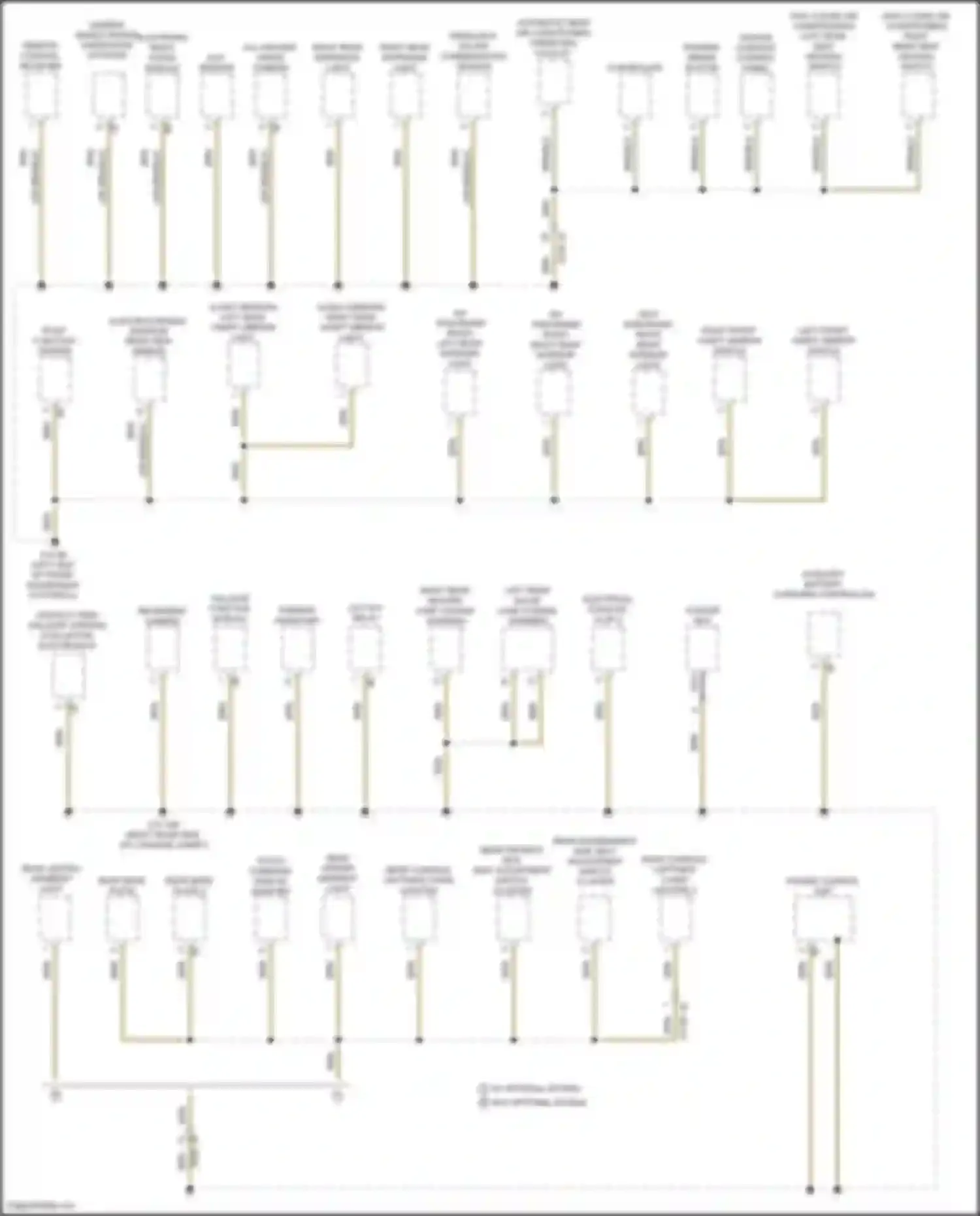 7 series BMW G11/G12 (2015-2019): Ground distribution circuit (5 of 6)