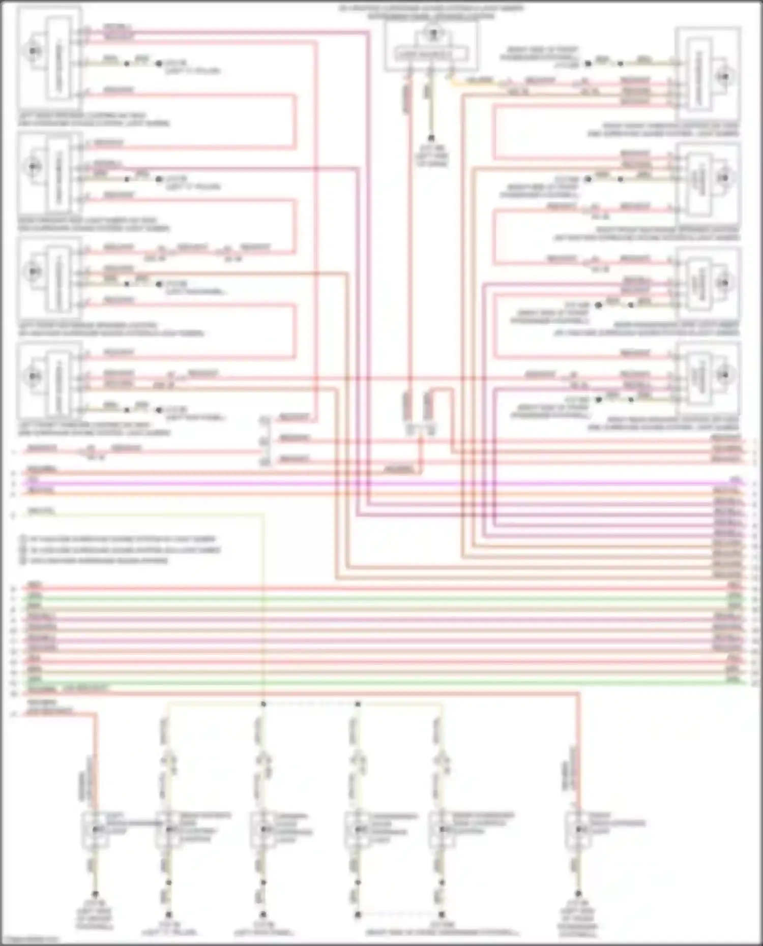 7 series BMW G11/G12 (2015-2019): Courtesy lamps circuit (4 of 8)