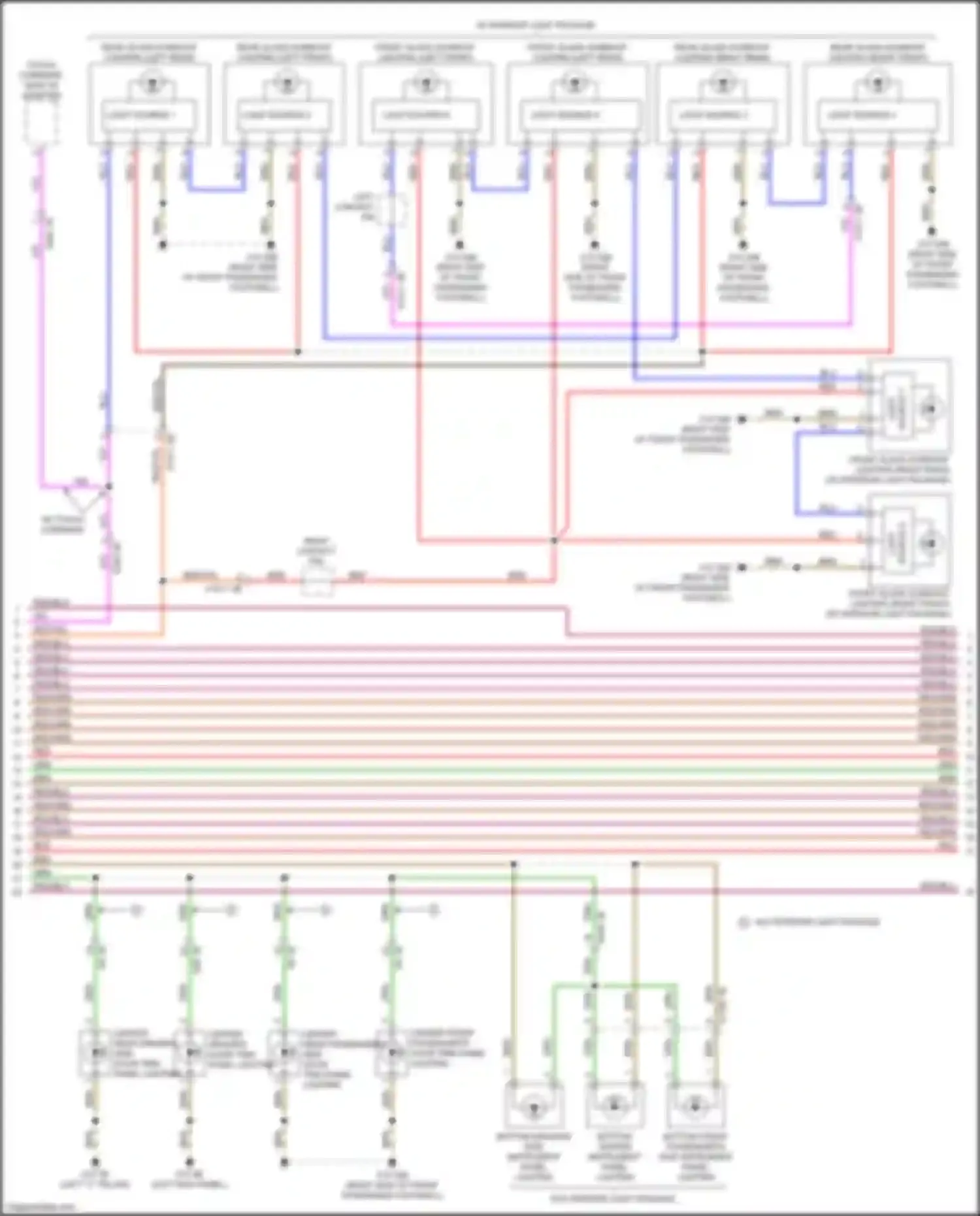 7 series BMW G11/G12 (2015-2019): Courtesy lamps circuit (6 of 8)