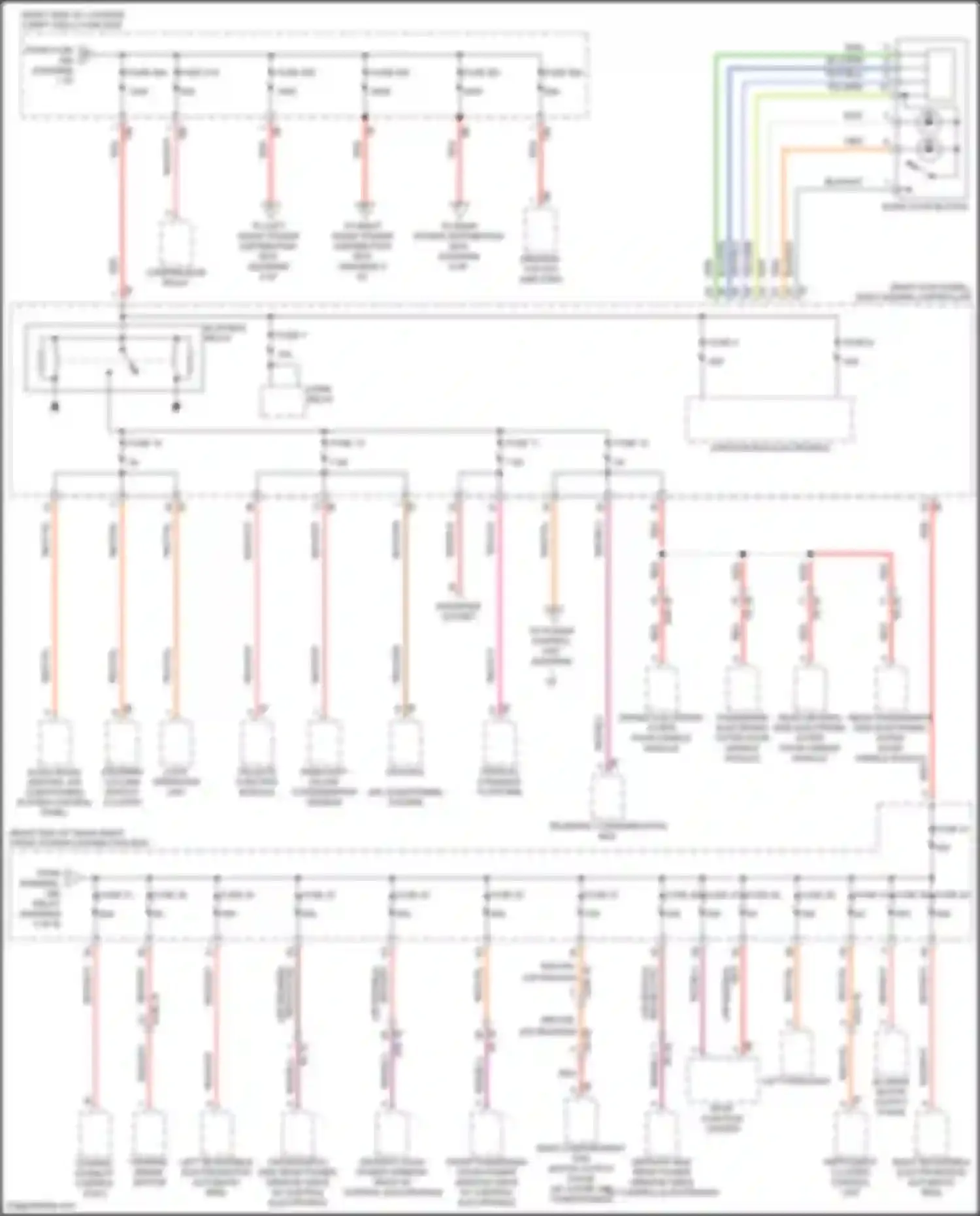 7 series BMW G11/G12 (2015-2019): Power distribution circuit (2 of 8)