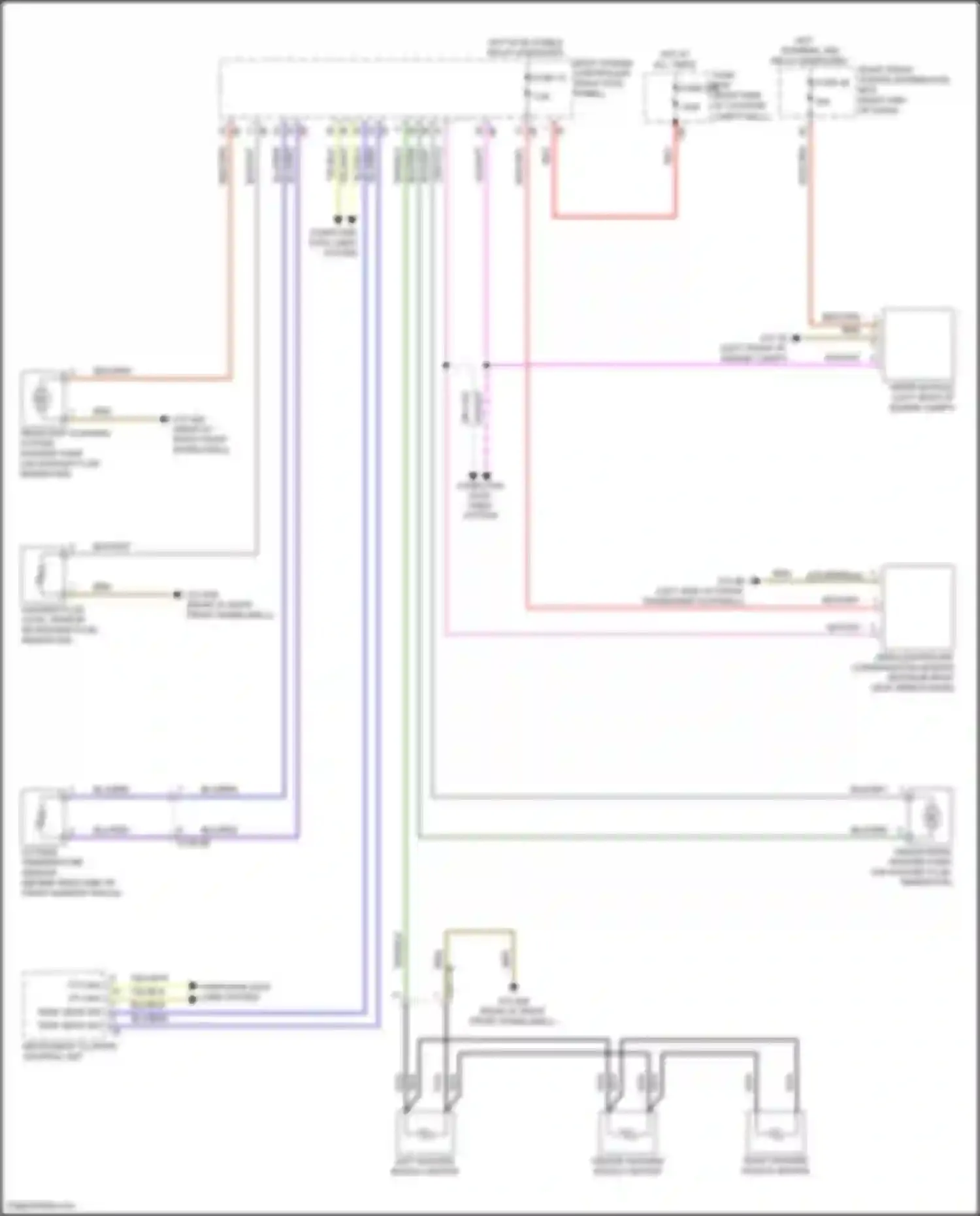 7 series BMW G11/G12 (2015-2019): Wiper/washer circuit