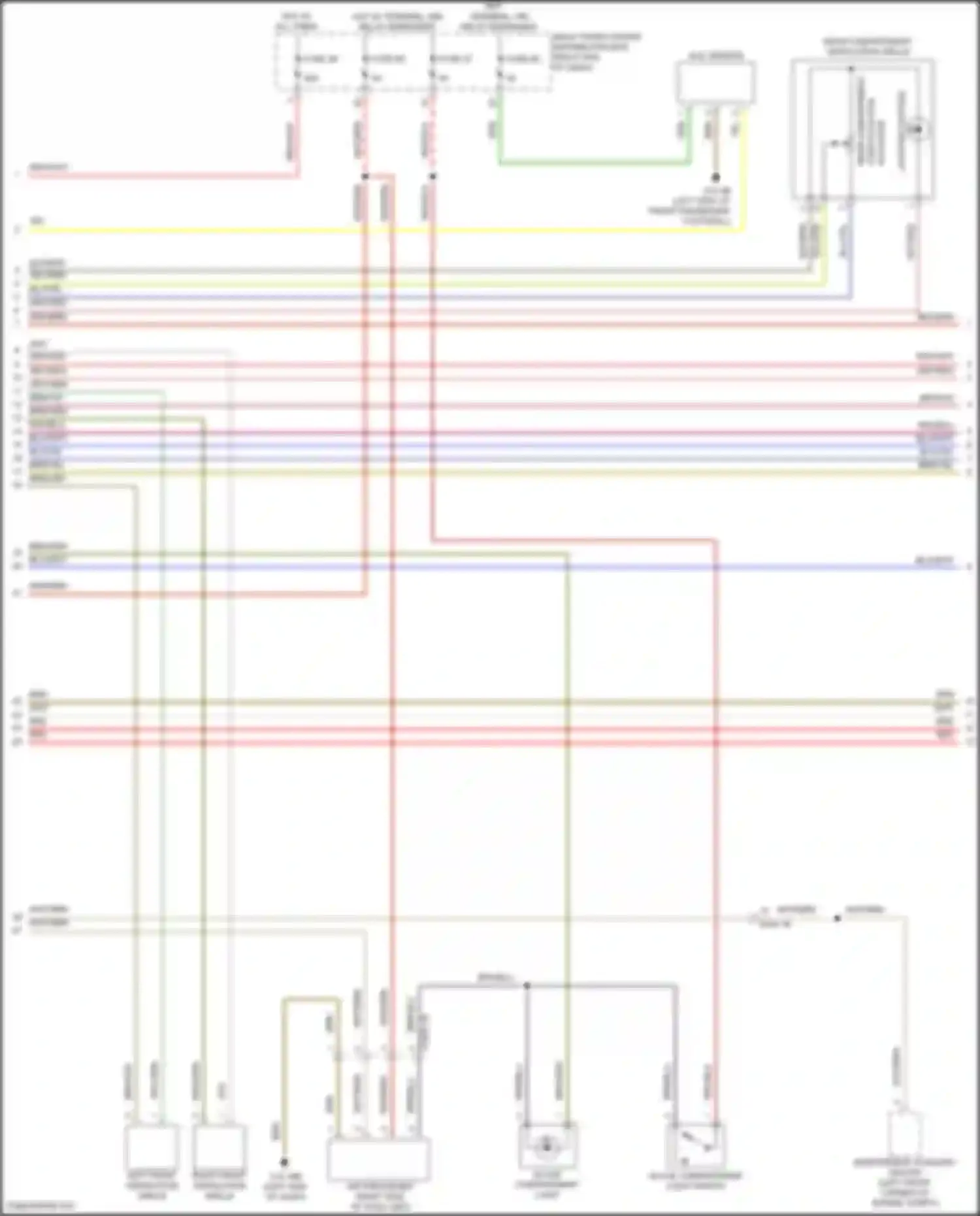 Wiring diagram auc sensor for BMW 7 series G11/G12 (2015-2019) (1 of 4)