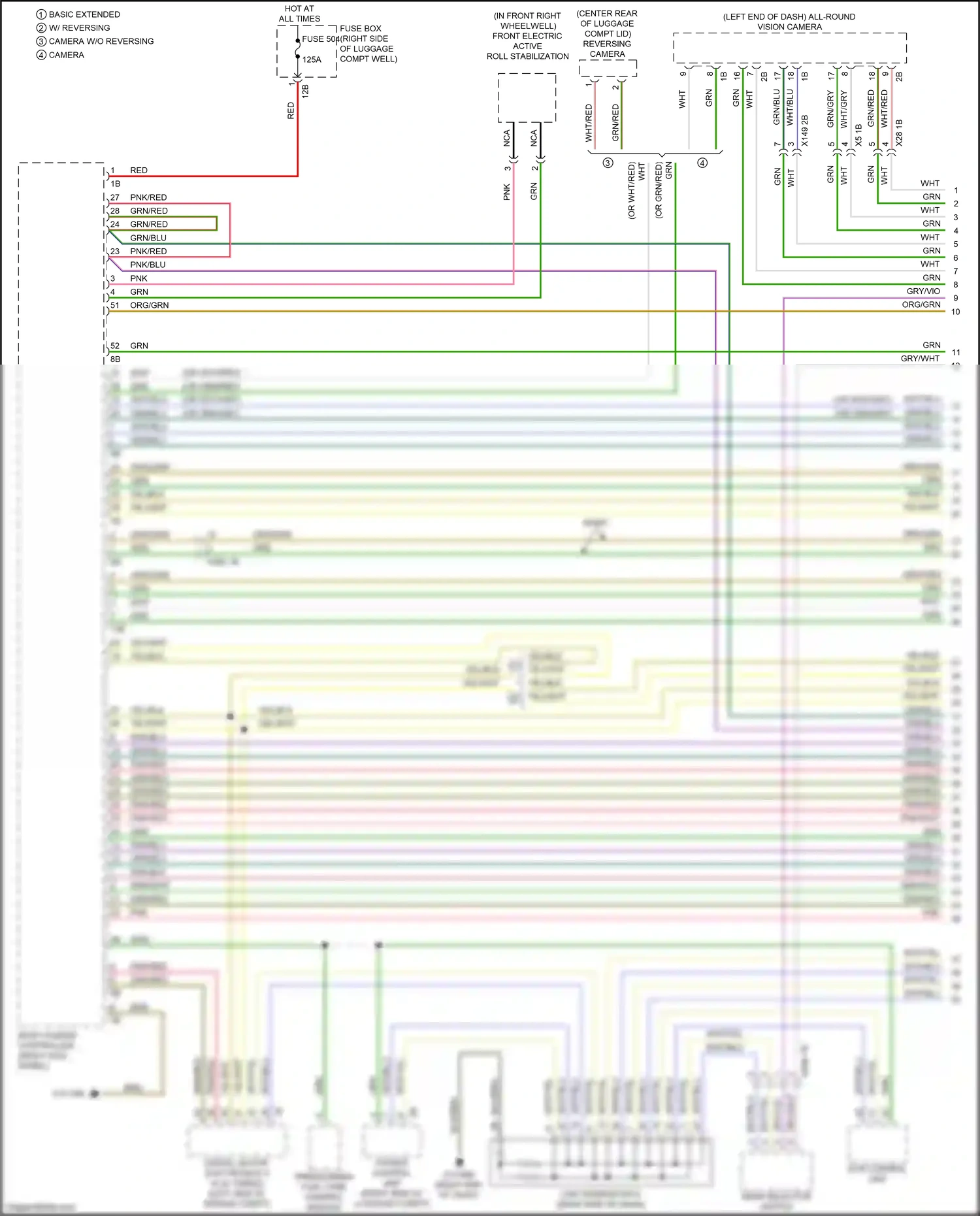 BMW 7 series G11/G12 (2015-2019) basic wiring diagram  (1 of 3)