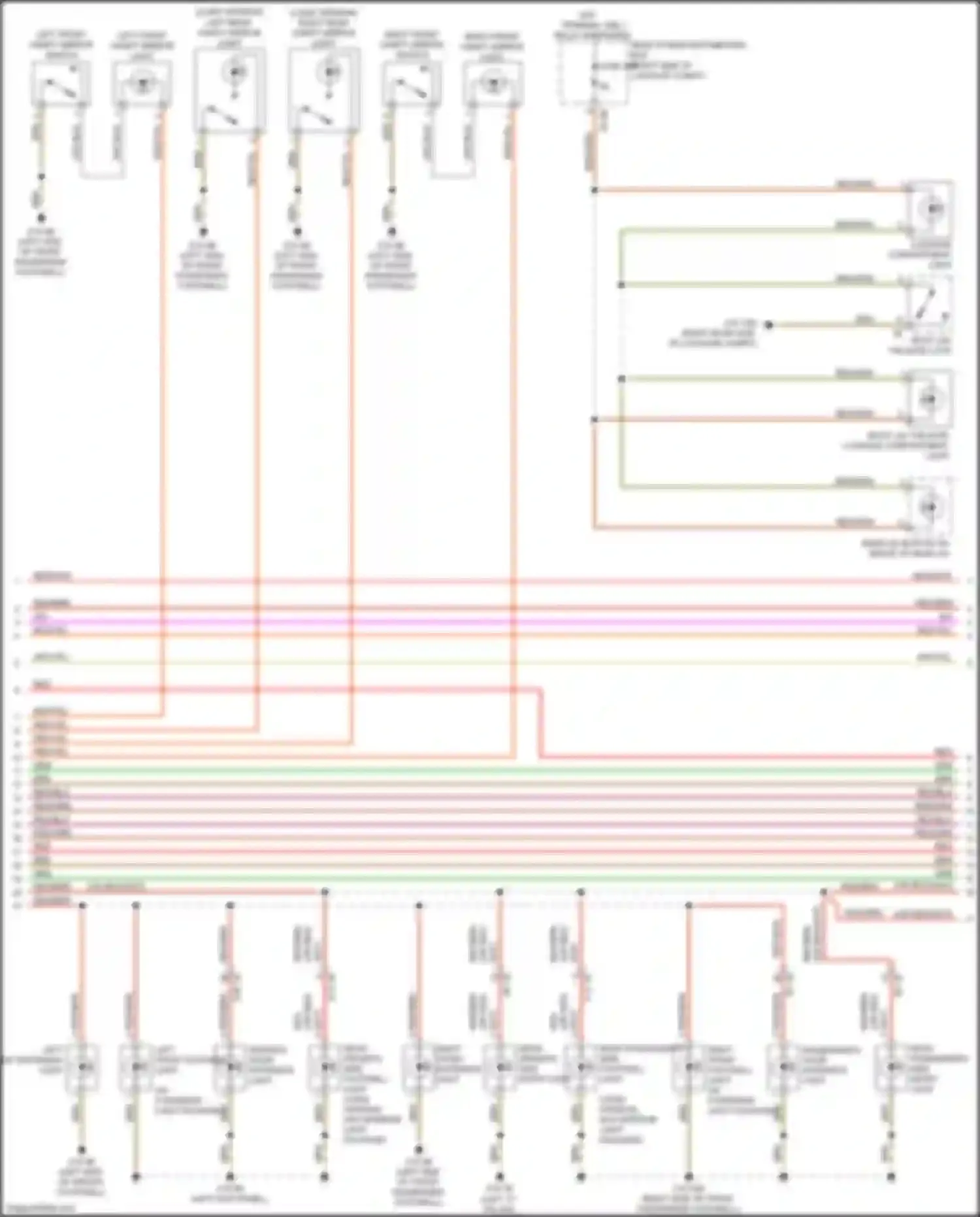 Wiring diagram boot lid/ tailgate lock for BMW 7 series G11/G12 (2015-2019) (2 of 5)