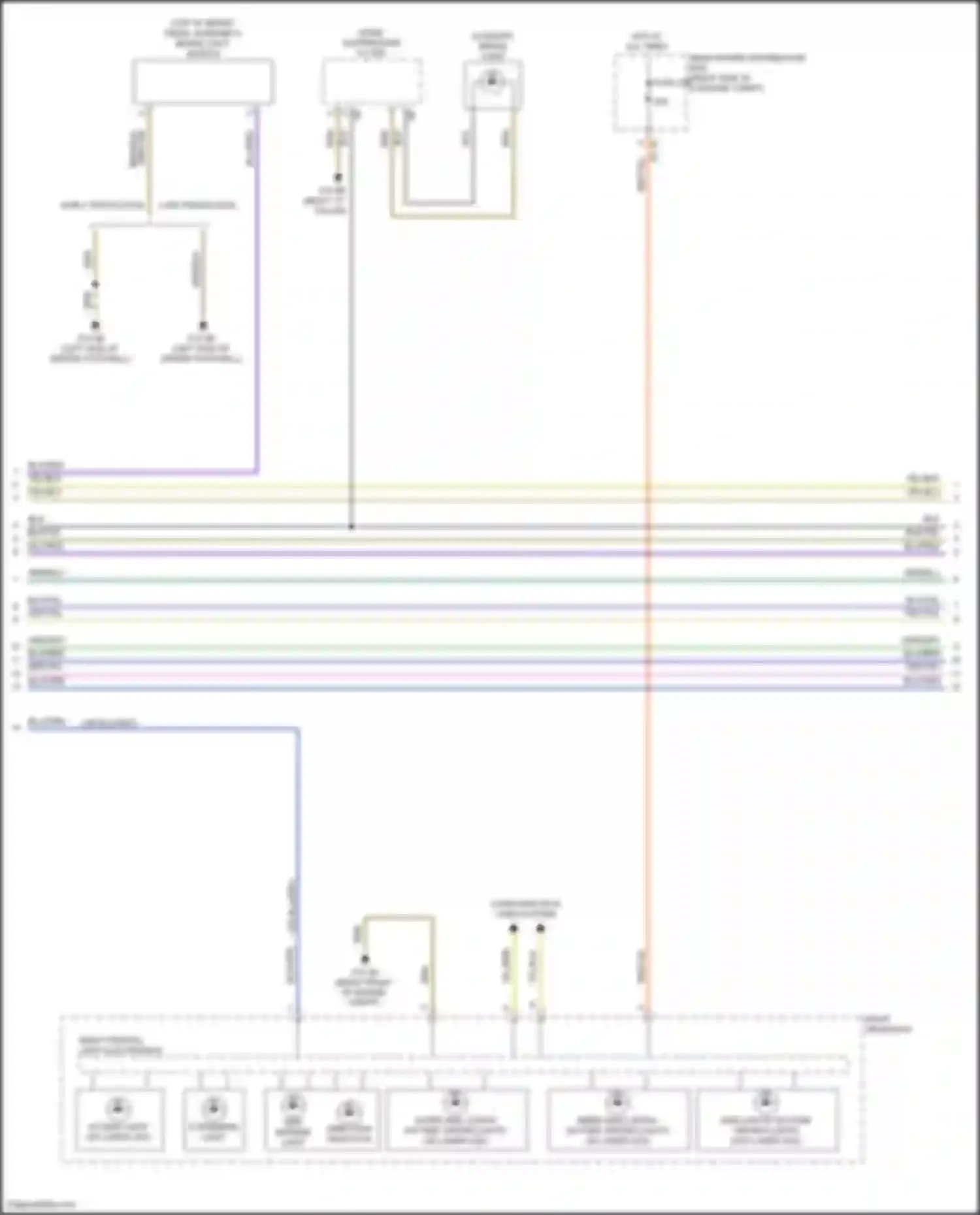 Wiring diagram computer data lines system for BMW 7 series G11/G12 (2015-2019) (4 of 90)