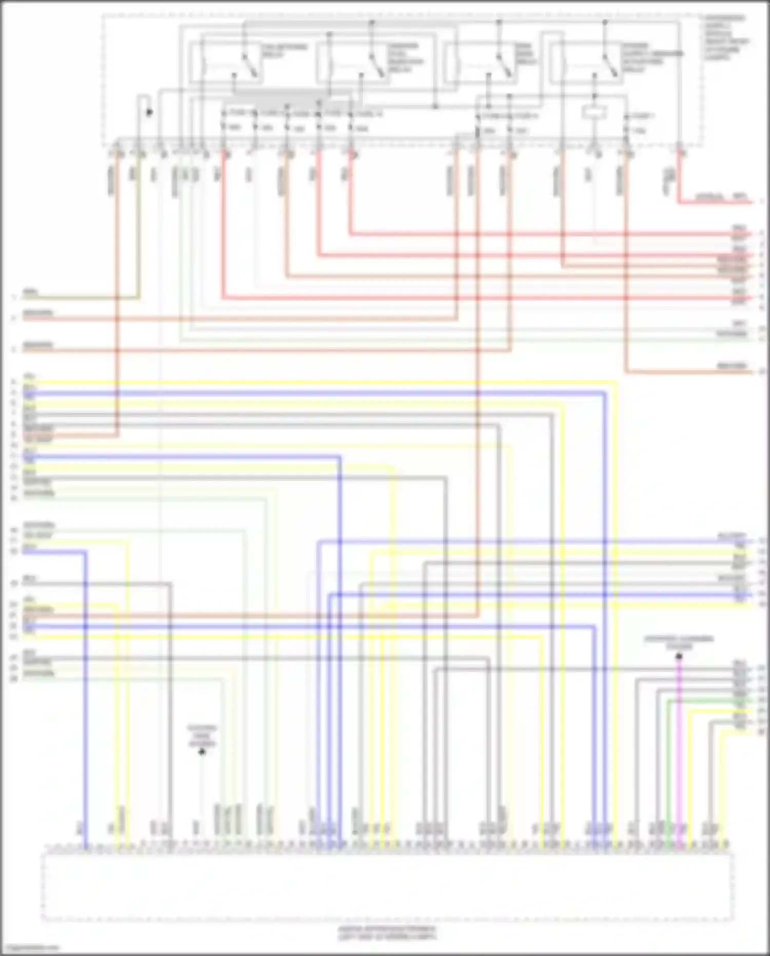 Wiring diagram dme main relay for BMW 7 series G11/G12 (2015-2019) (2 of 3)