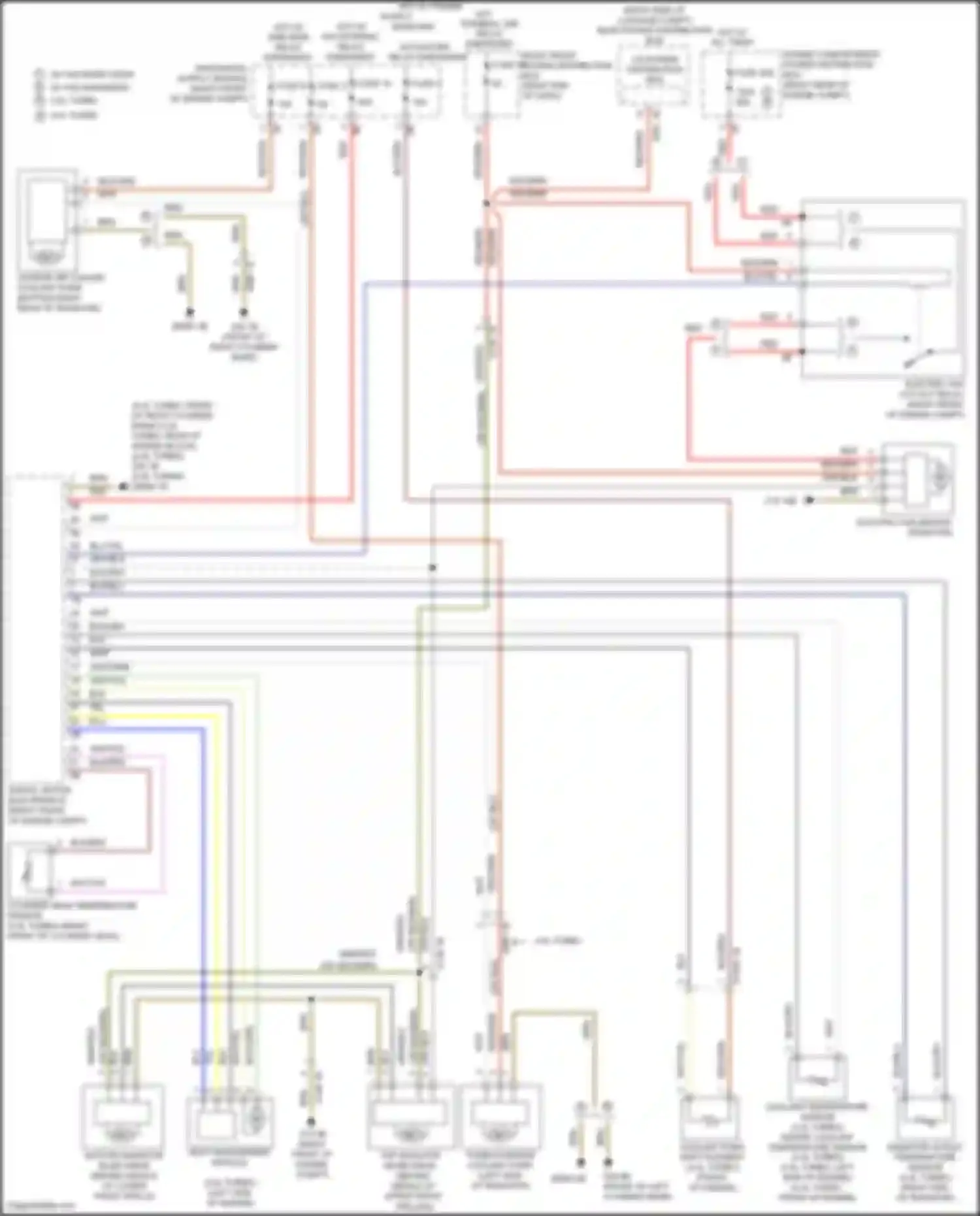 Wiring diagram engine compartment power distribution box for BMW 7 series G11/G12 (2015-2019) (3 of 12)