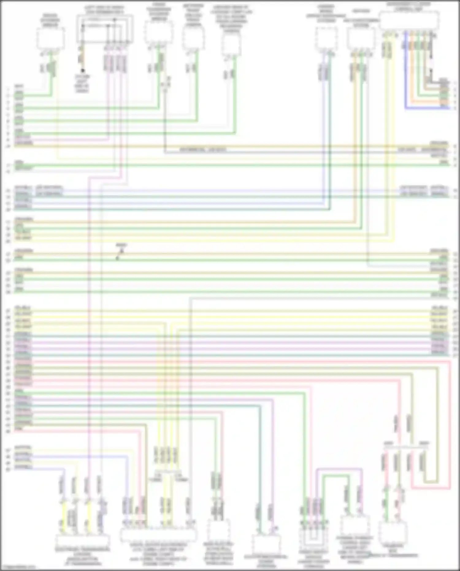 Wiring diagram front camera for BMW 7 series G11/G12 (2015-2019) (2 of 2)