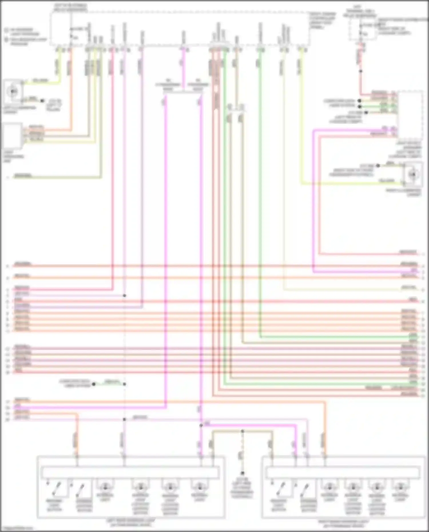 Wiring diagram hot w/ bi-stable relay energized for BMW 7 series G11/G12 (2015-2019) (1 of 18)