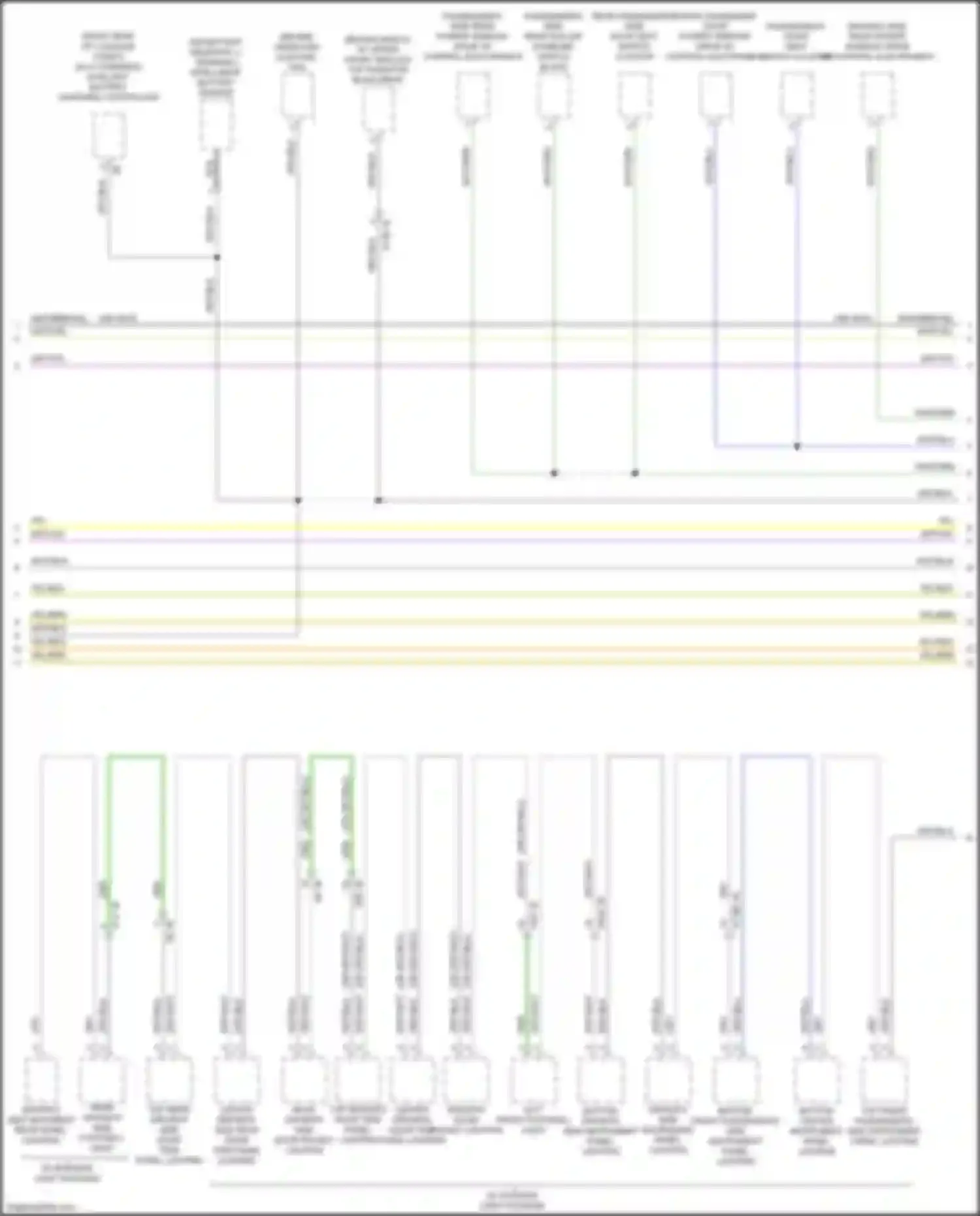 Wiring diagram intelligent battery sensor for BMW 7 series G11/G12 (2015-2019) (2 of 3)