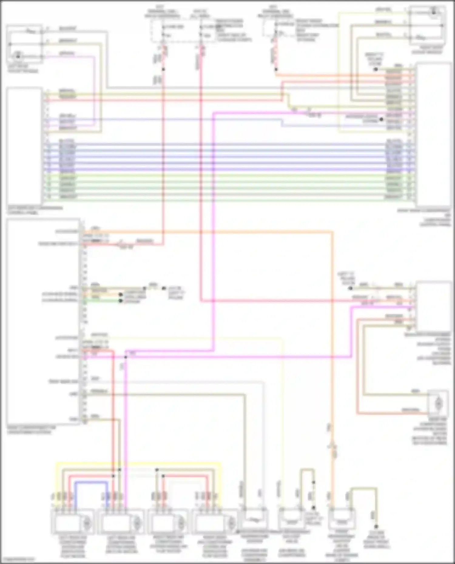 Wiring diagram k-can bus signal for BMW 7 series G11/G12 (2015-2019) (2 of 2)