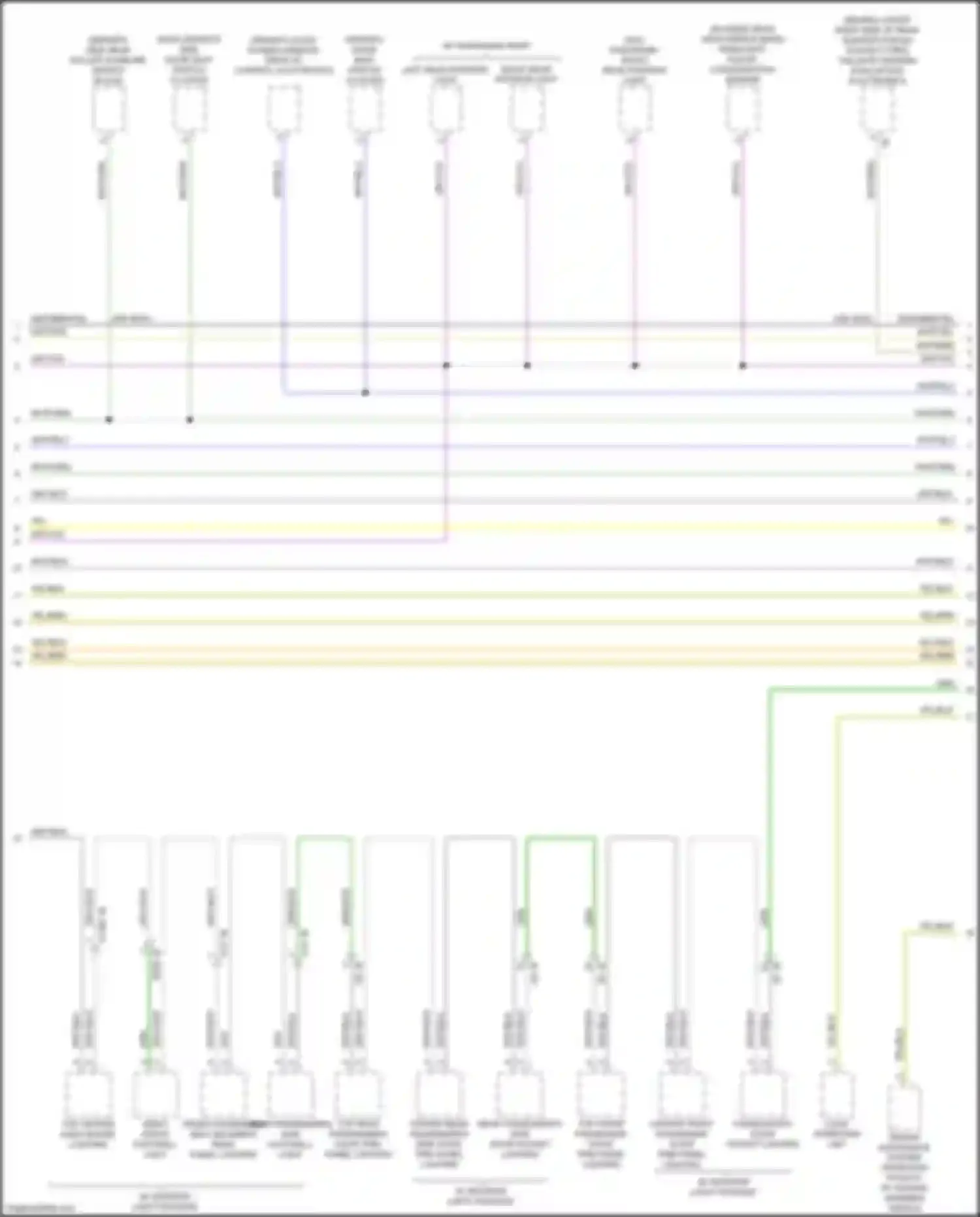 Wiring diagram light operating unit for BMW 7 series G11/G12 (2015-2019) (4 of 5)