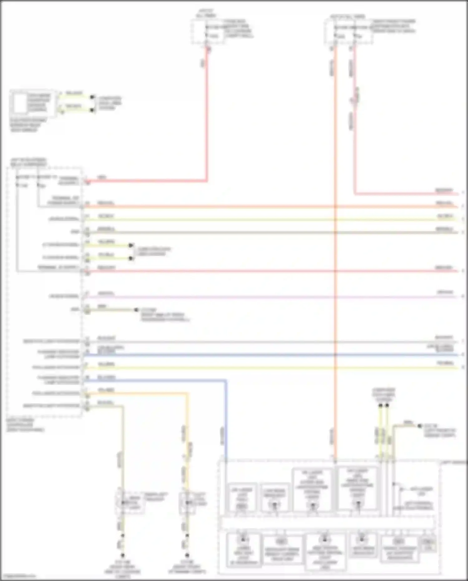 Wiring diagram lin bus signal for BMW 7 series G11/G12 (2015-2019) (2 of 3)