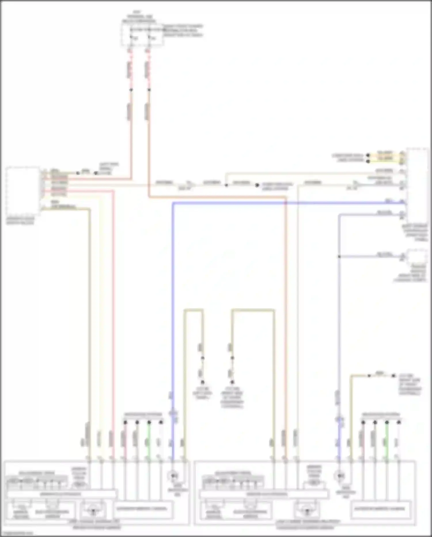 Wiring diagram navigation system for BMW 7 series G11/G12 (2015-2019) (2 of 2)