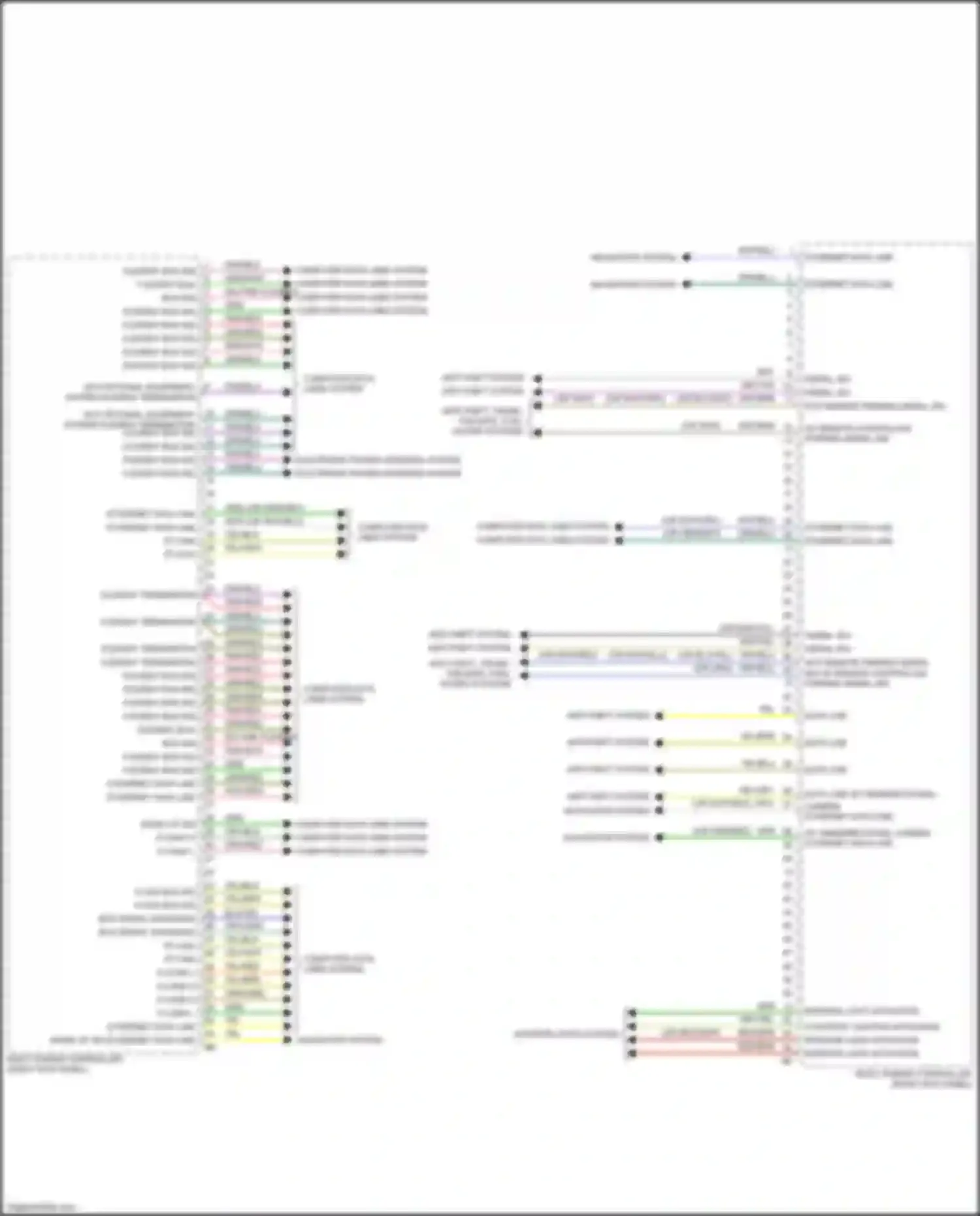 Wiring diagram navigation system for BMW 7 series G11/G12 (2015-2019) (1 of 2)