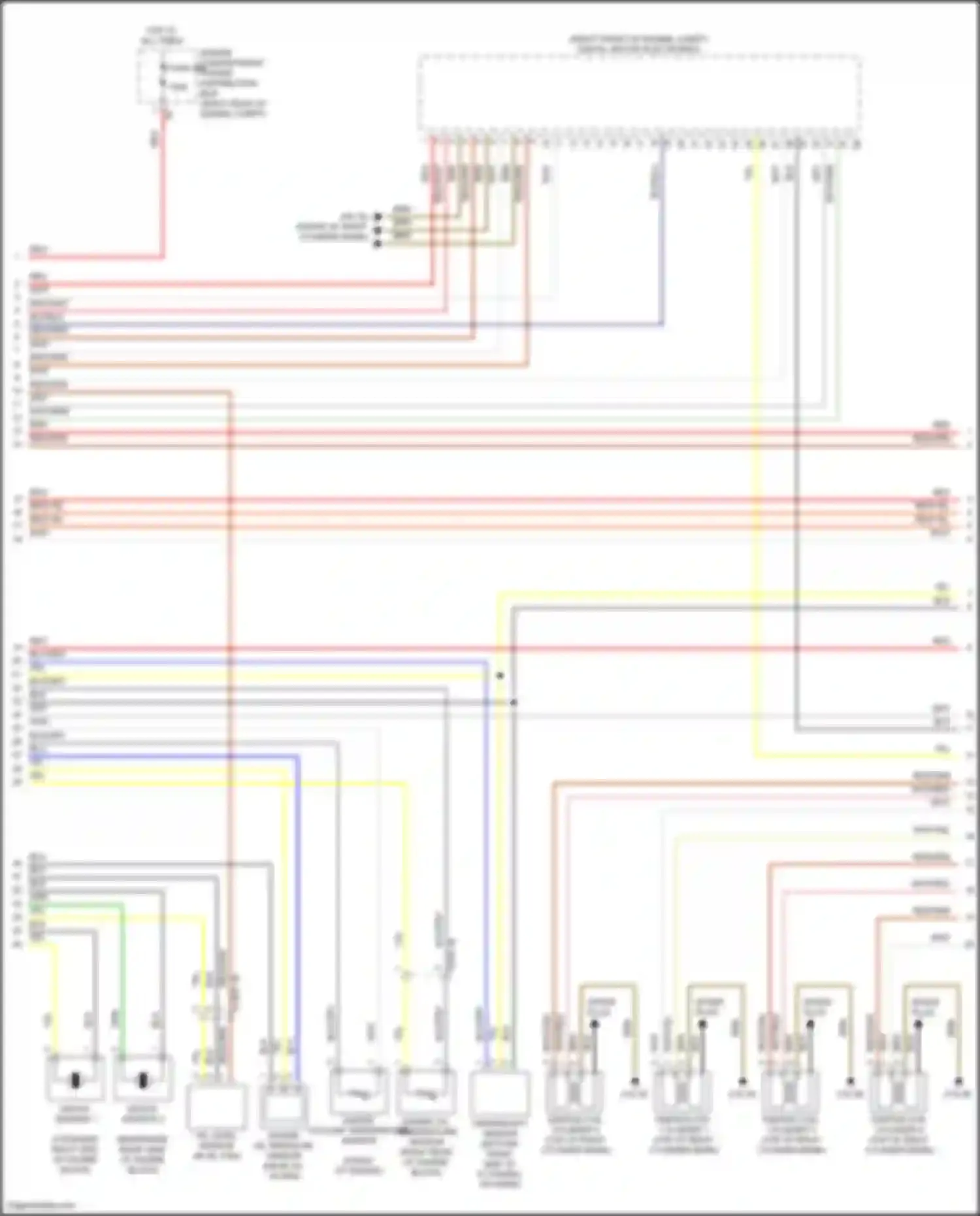 Wiring diagram oil level sensor for BMW 7 series G11/G12 (2015-2019) (2 of 2)