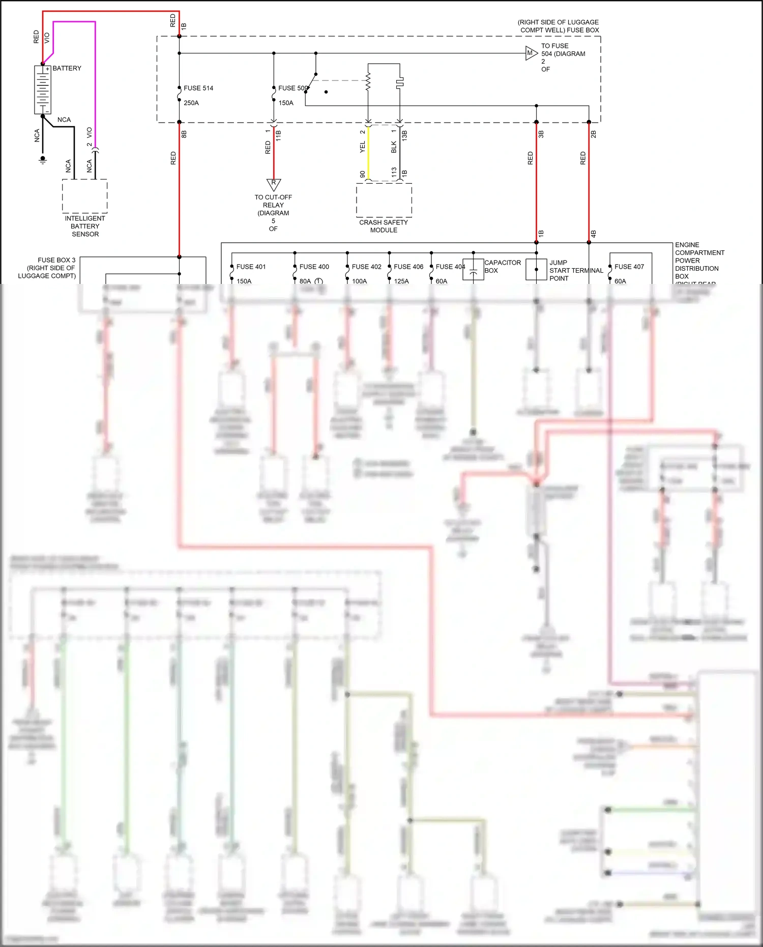 Wiring diagram optional extra system for BMW 7 series G11/G12 (2015-2019) (4 of 4)