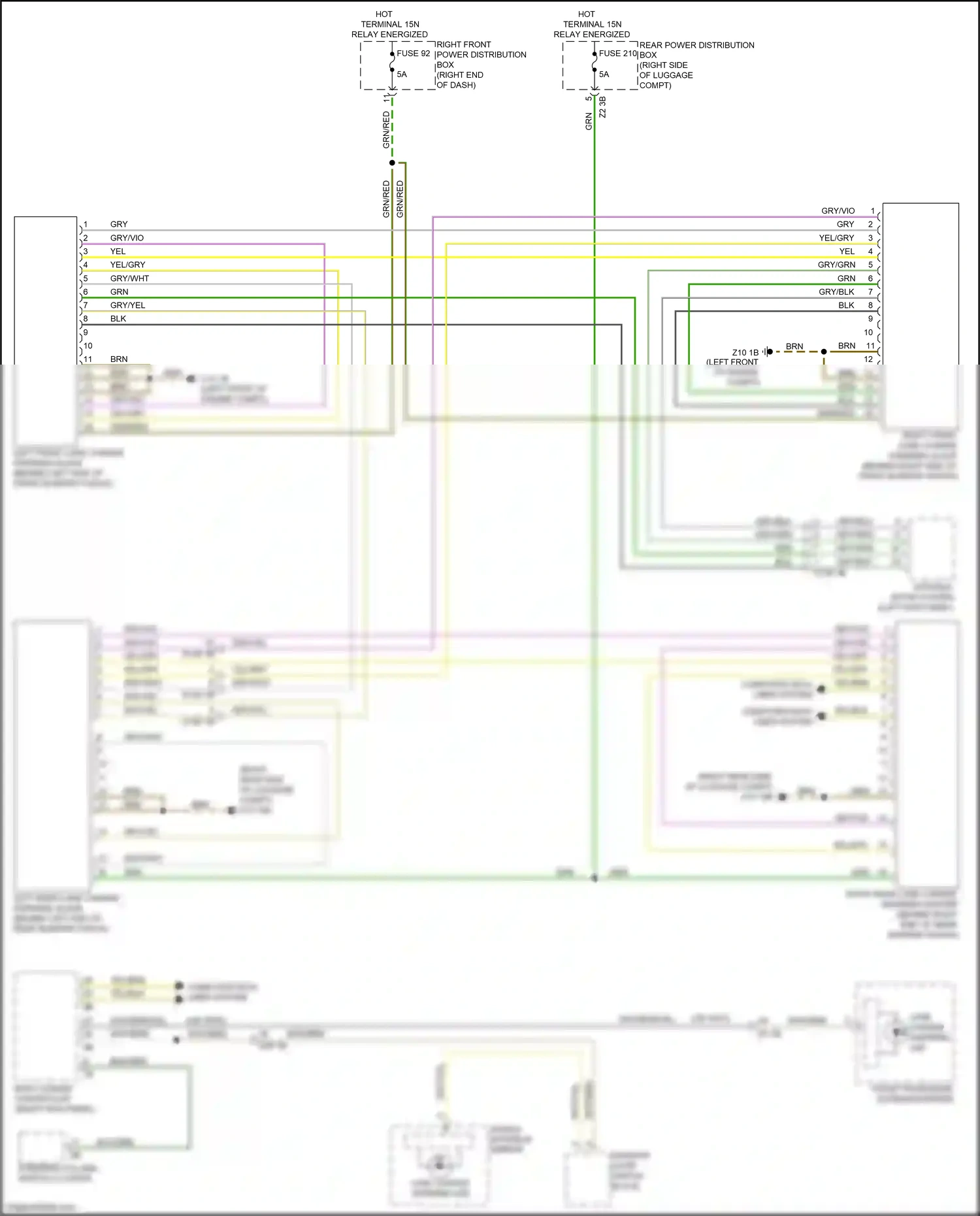 Wiring diagram optional extra system for BMW 7 series G11/G12 (2015-2019) (3 of 4)