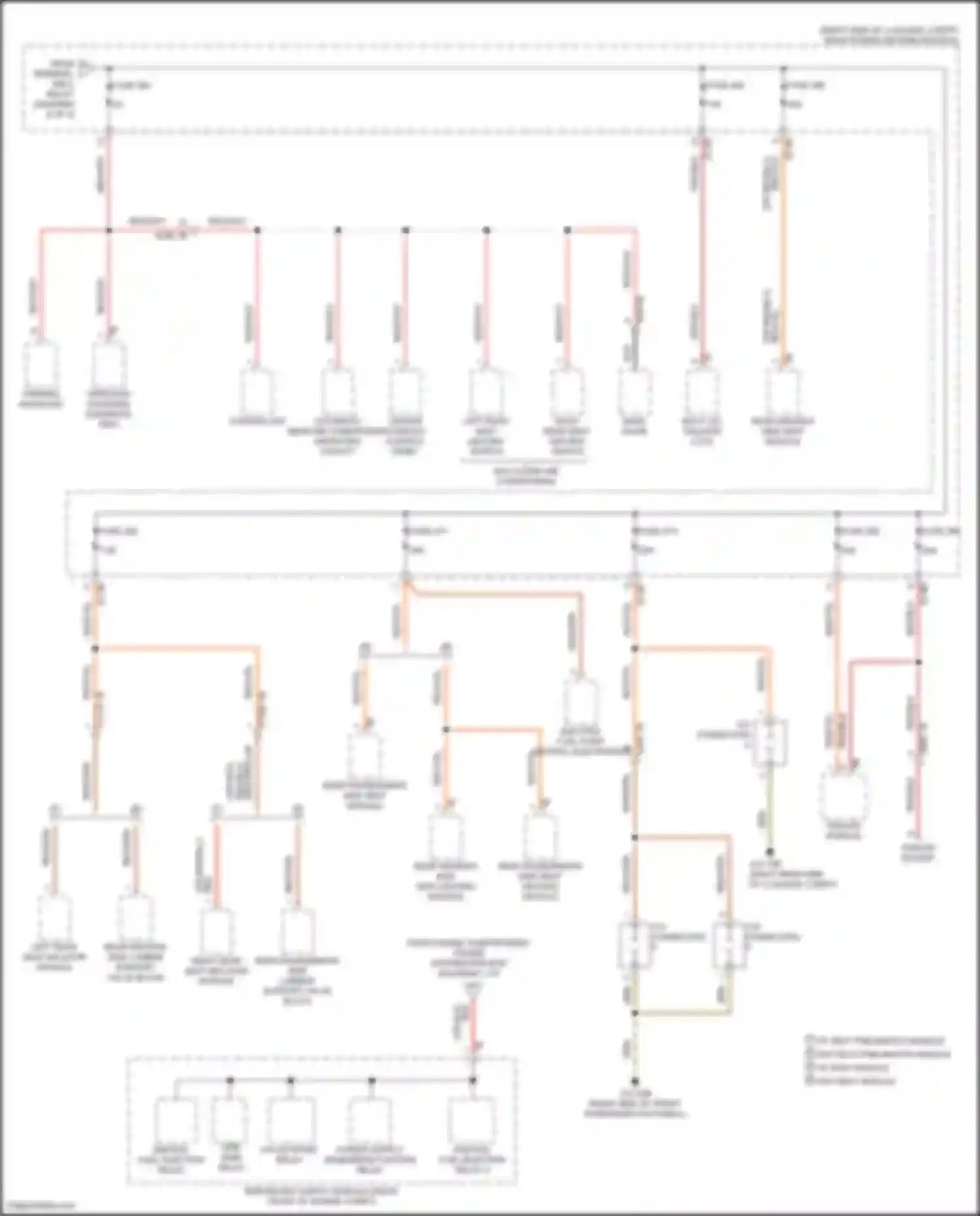 Wiring diagram power supply sensors/actuators relay for BMW 7 series G11/G12 (2015-2019) (1 of 1)